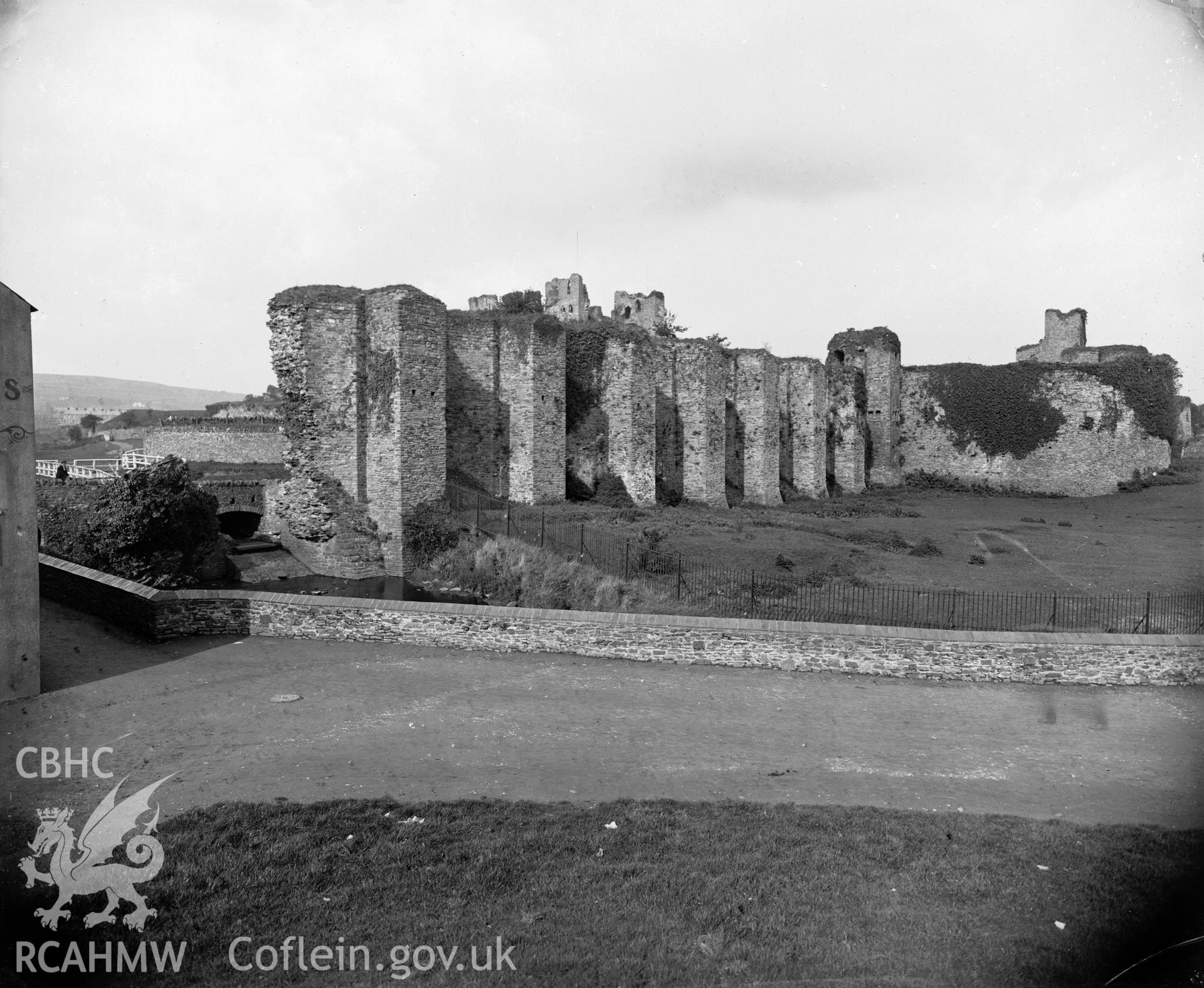 Caerphilly Castle, Ministry of Works. NAccp154-158
