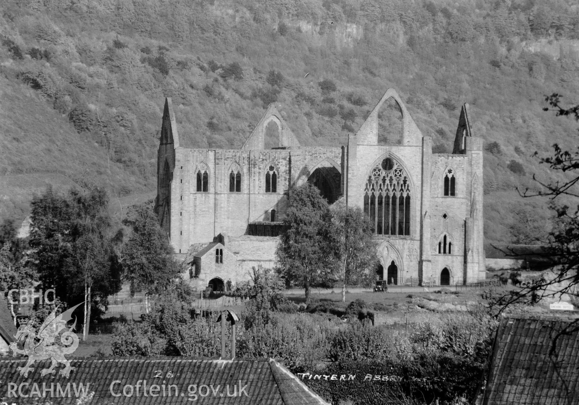 View of Tintern Abbey taken by W A Call.