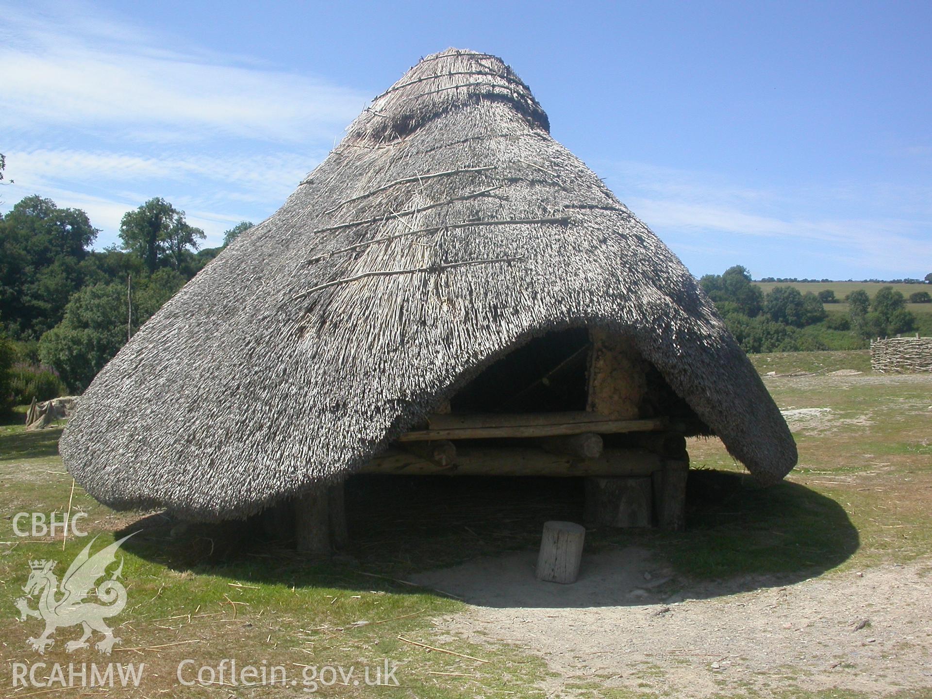 Granary on south-west of enclosure with raised floor.