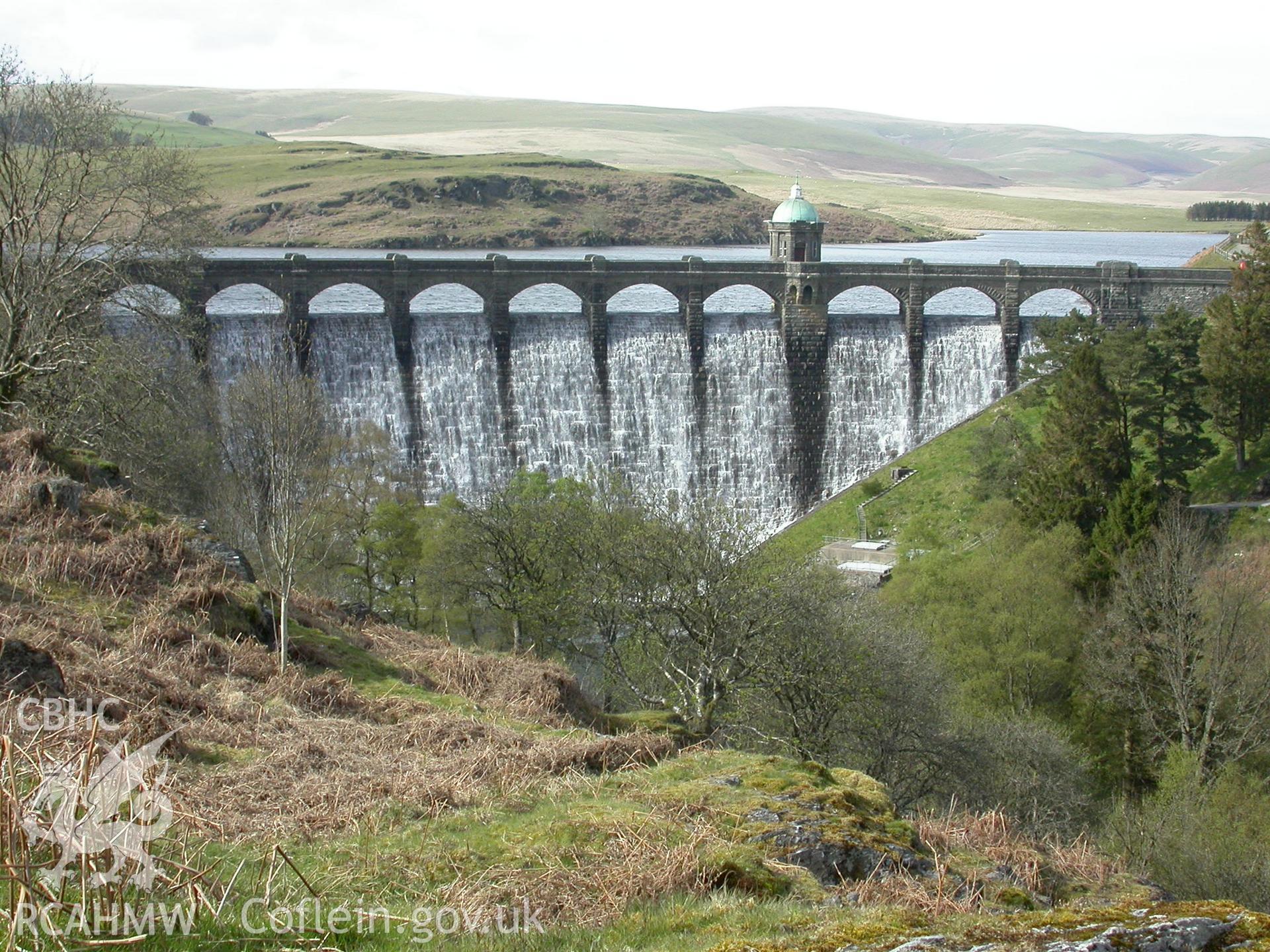 Dam from south-west valleyside.