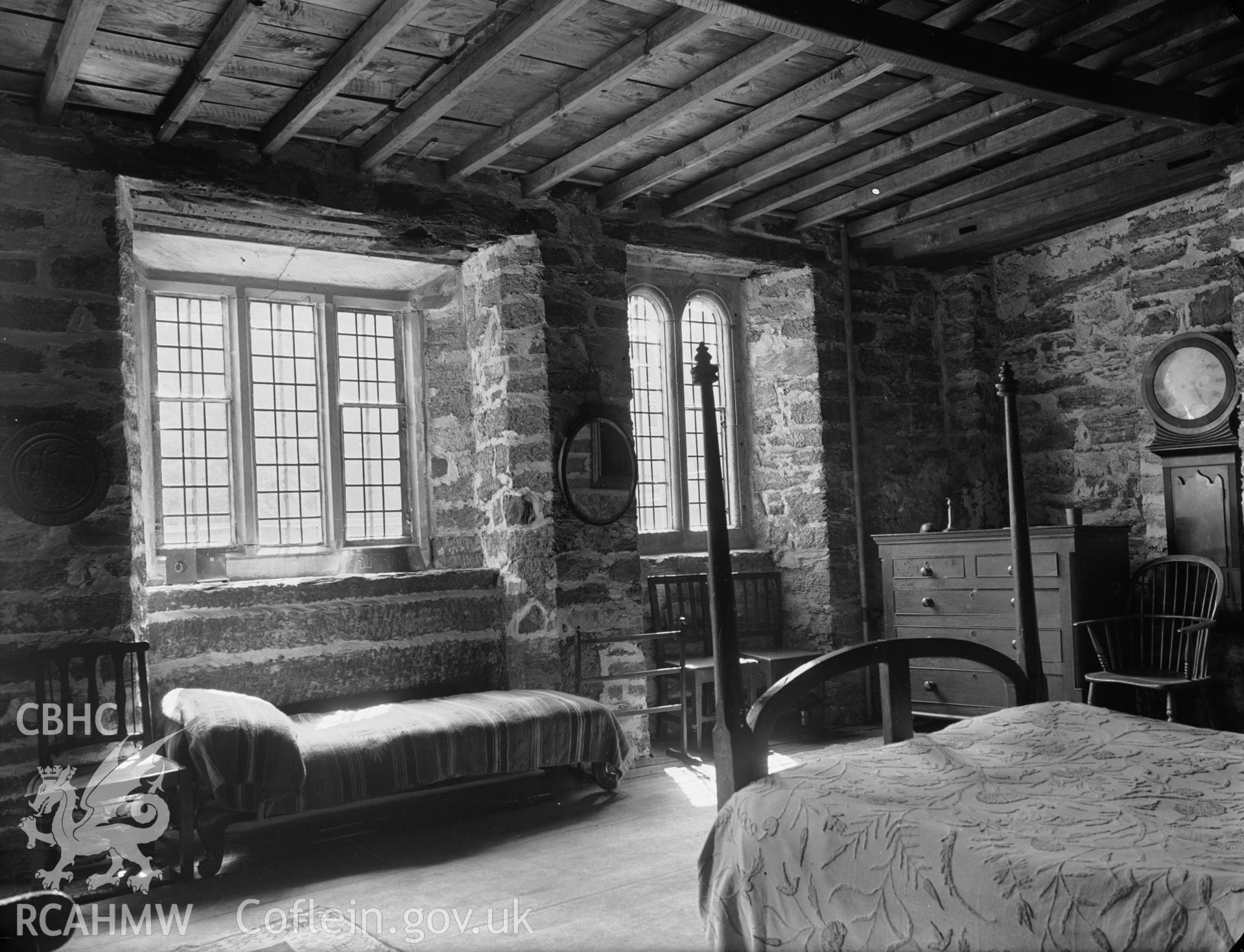 Interior view showing restored south-east bedroom.