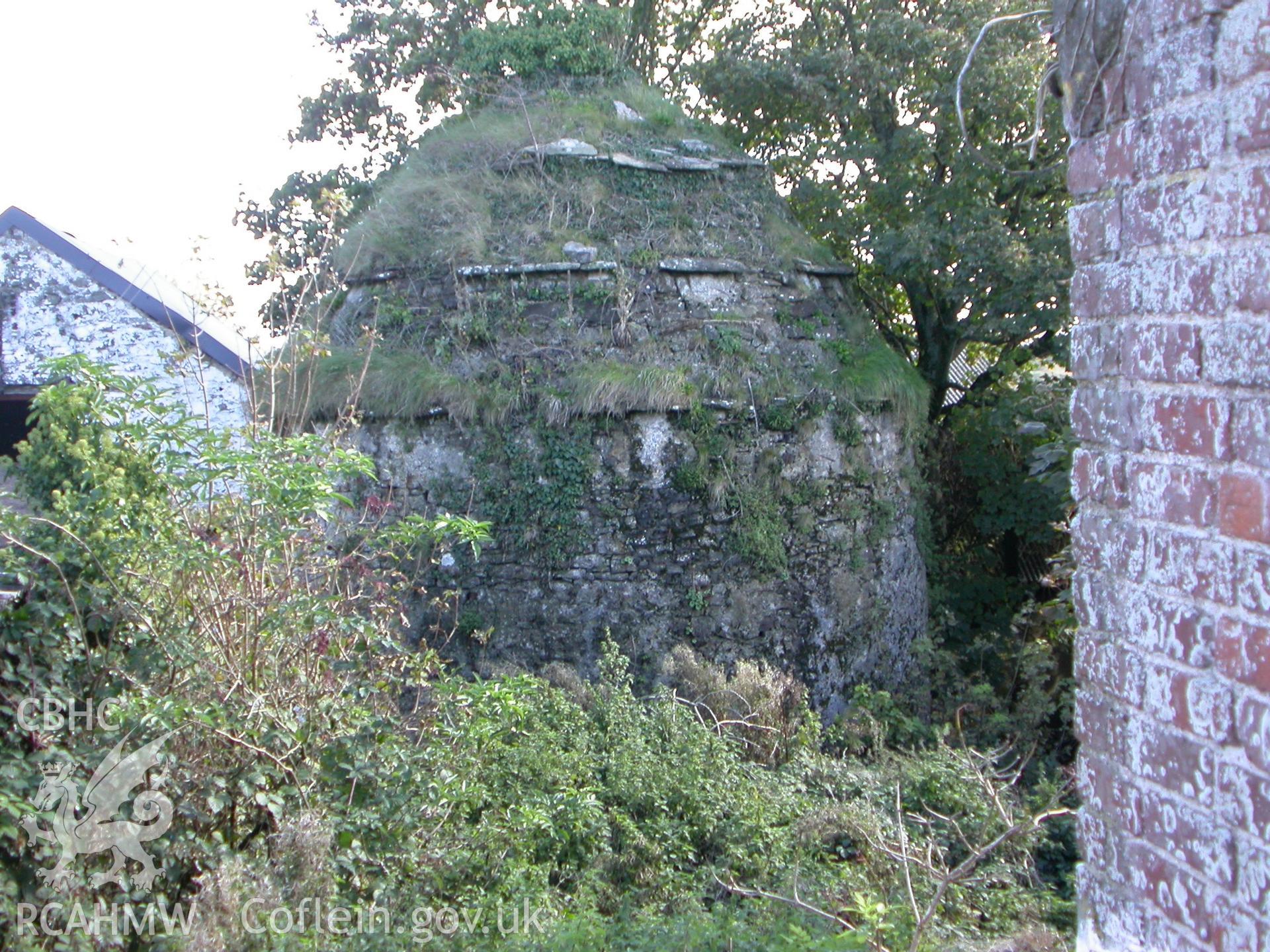 Circular dovecote, view from W.