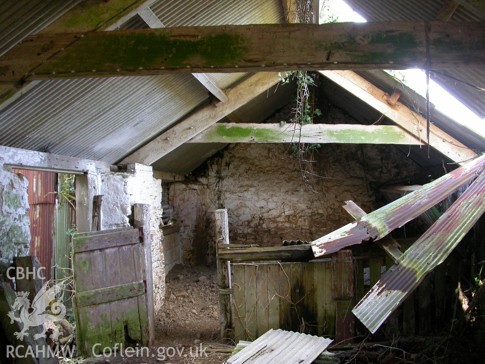 Cattle-house interior.