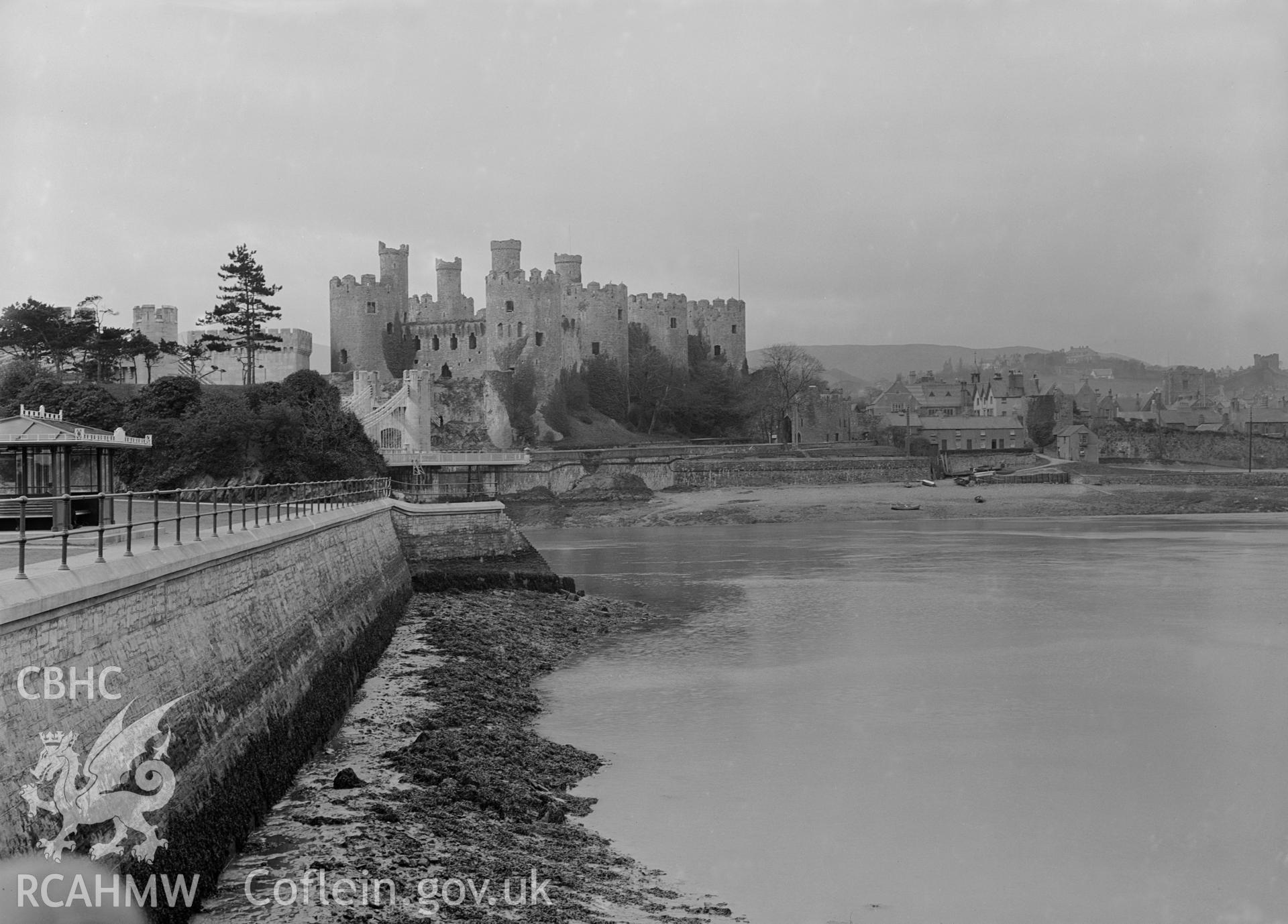 View of Conwy Castle from the east.