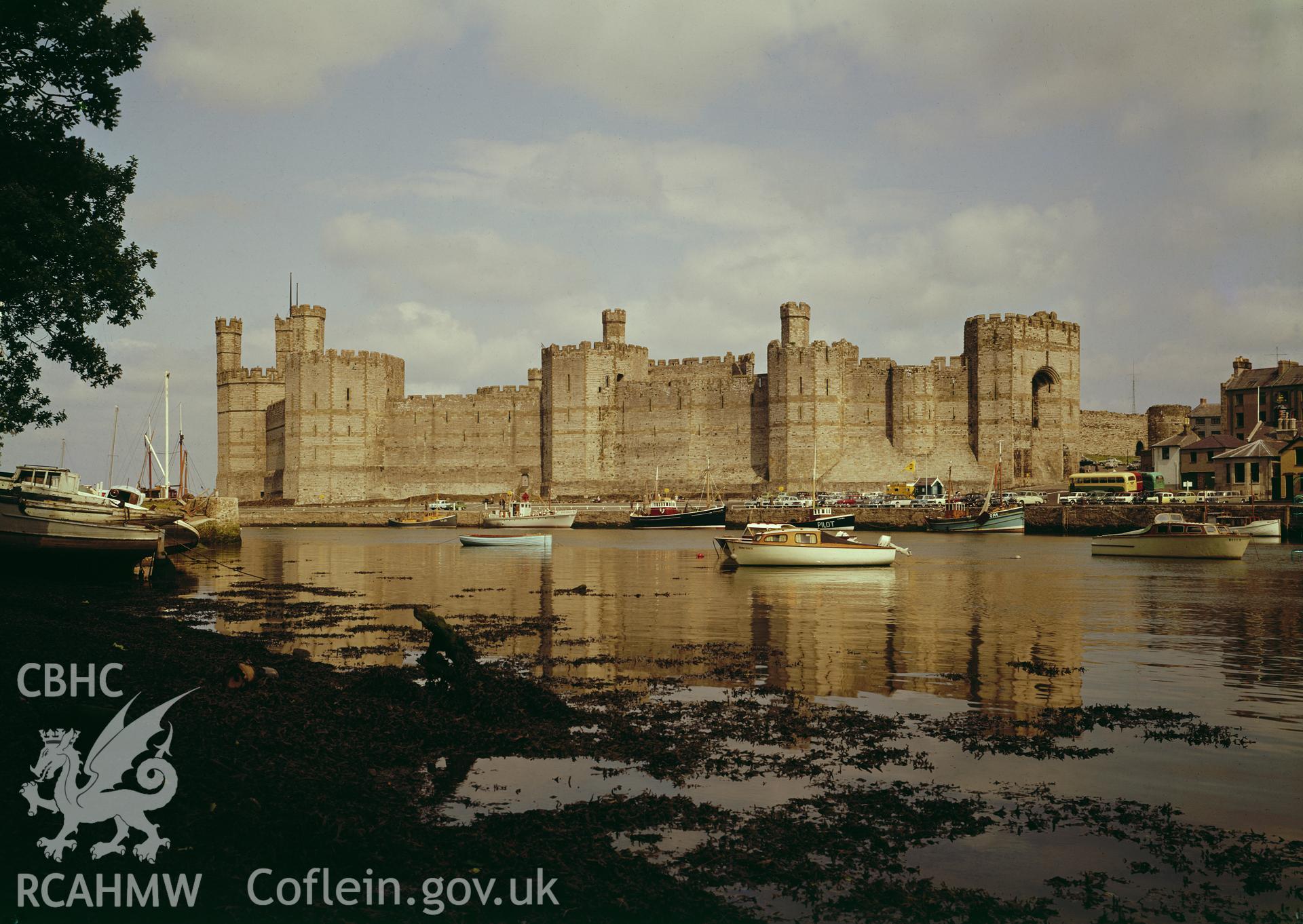 D.O.E photographs of Caernarfon Castle.