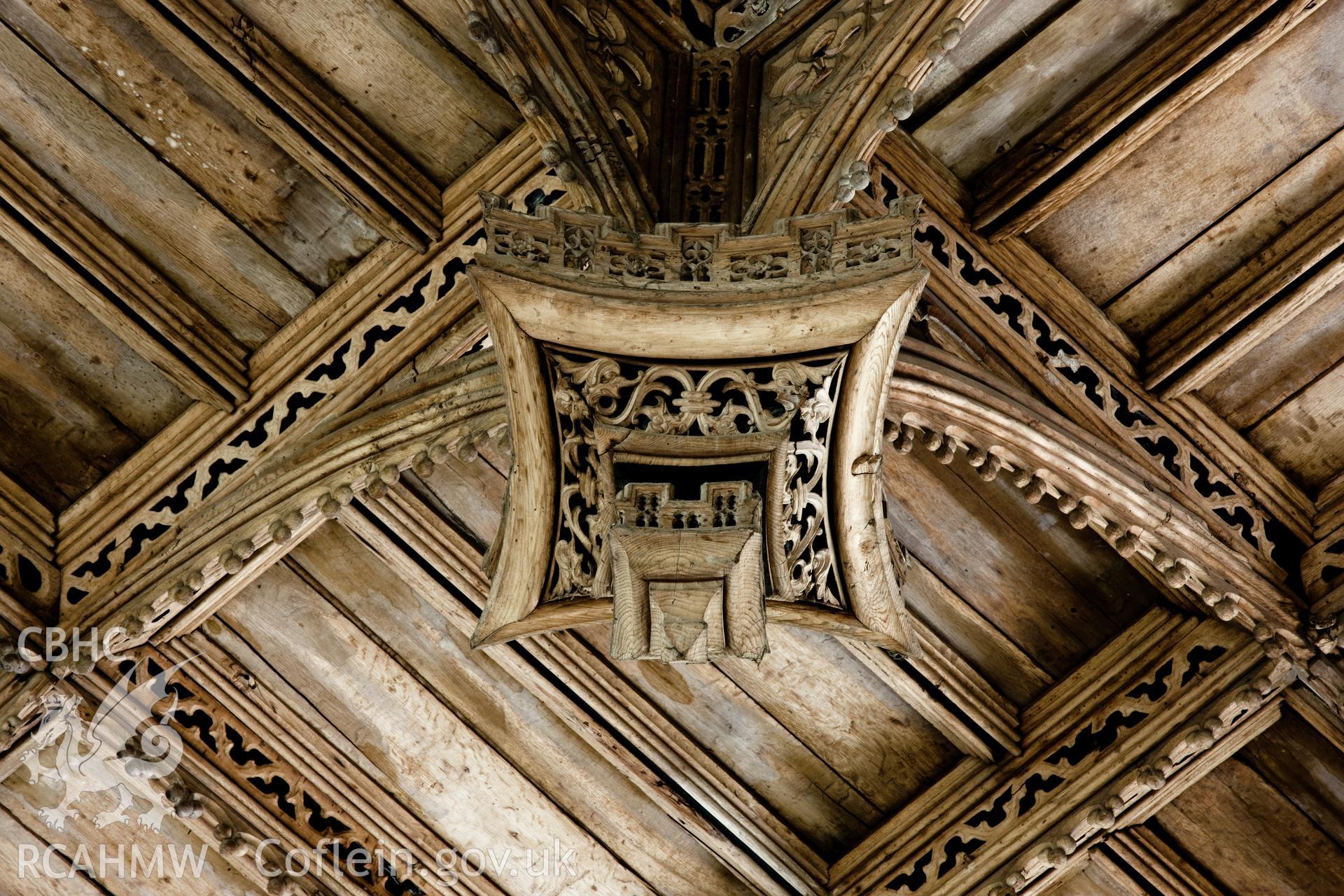 Pendant in St David's ceiling.