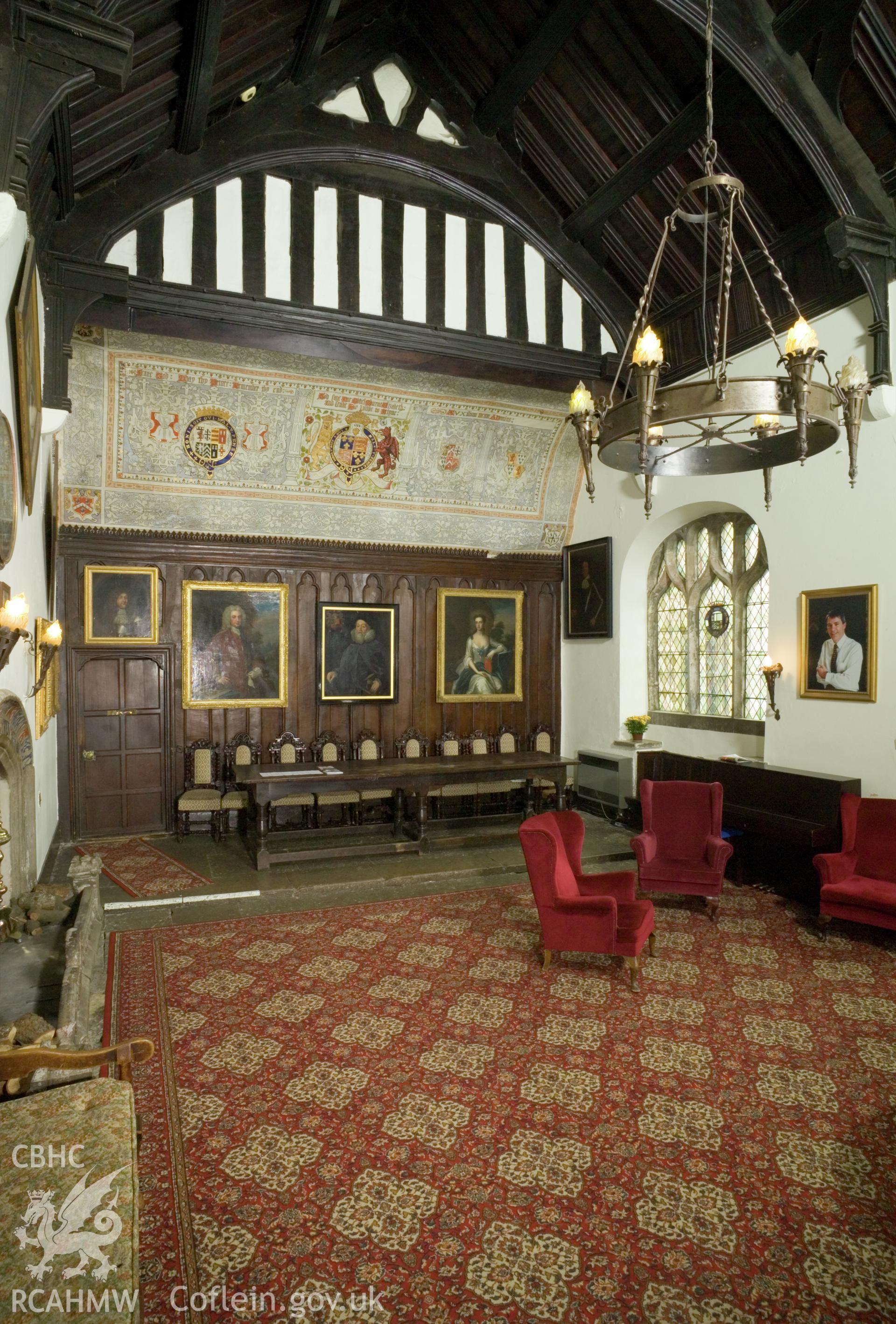 Interior of Great Hall.