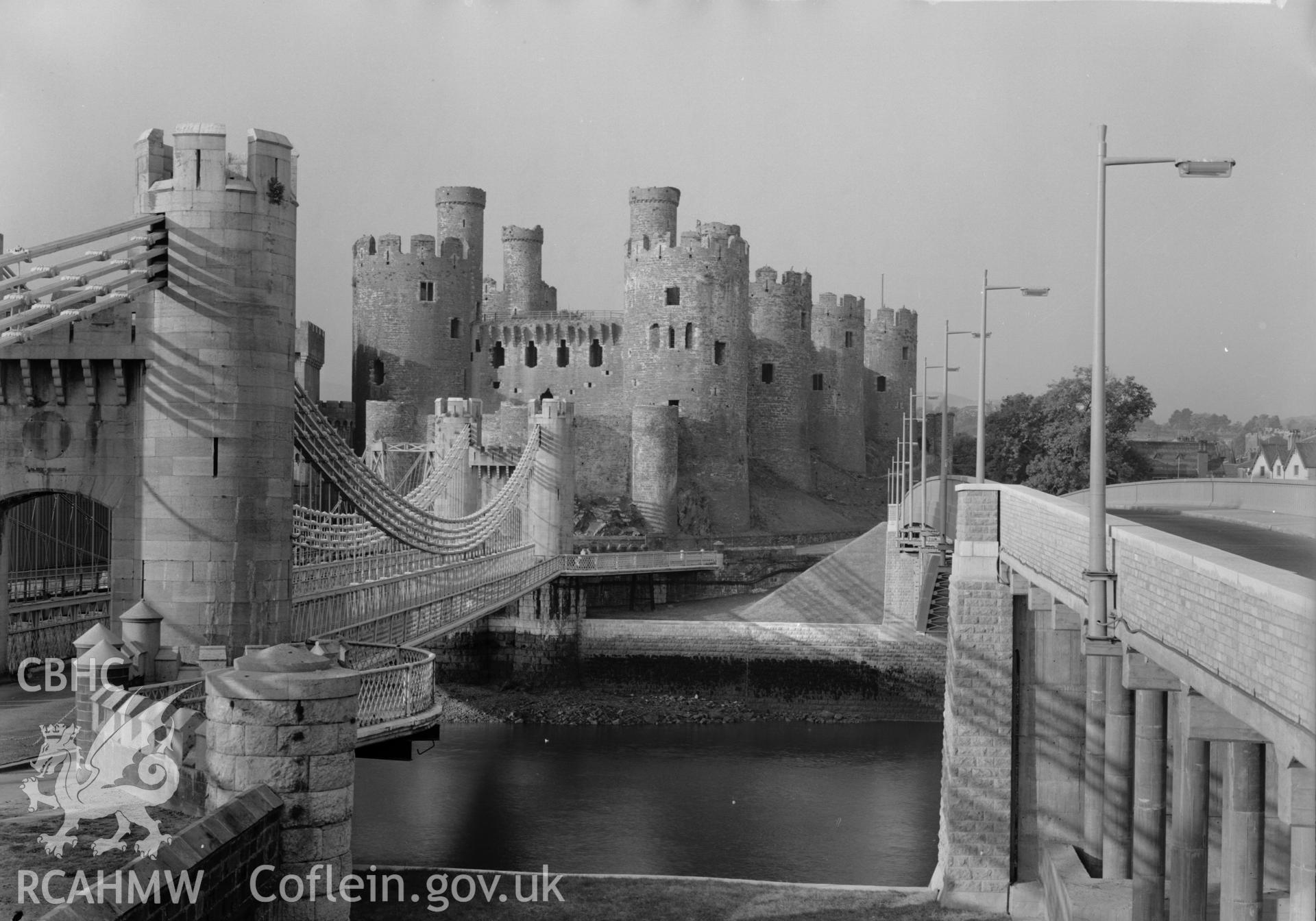 D.O.E photograph of Conwy Castle.
