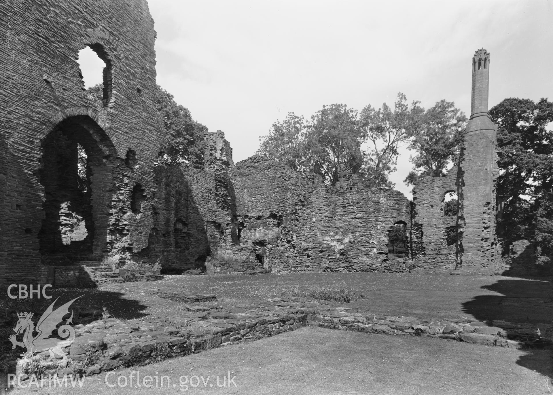 D.O.E photograph of Grosmont Castle.