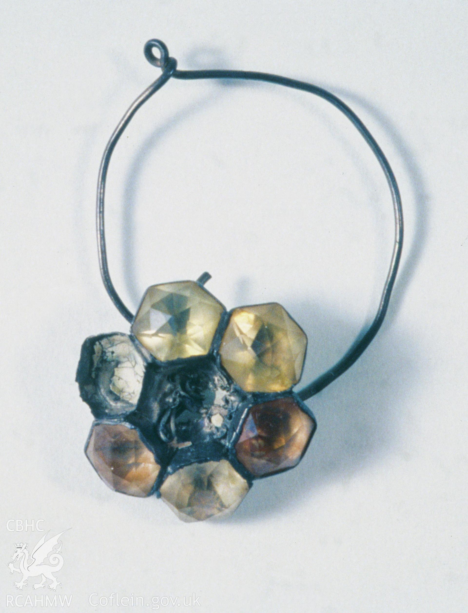 Colour slide of find, jewelry, from a survey of the Mary designated shipwreck, courtesy of National Museums, Liverpool (Merseyside Maritime Museum)