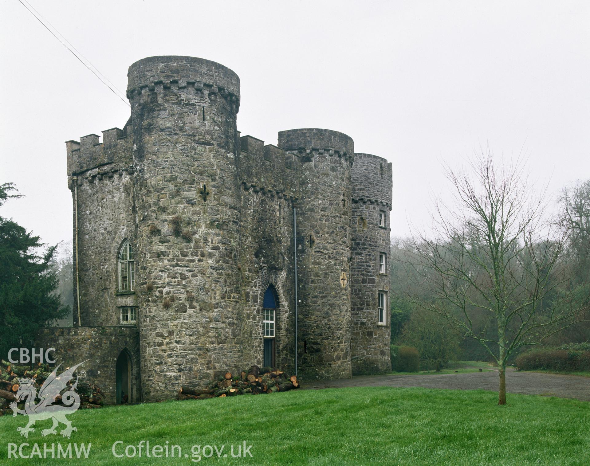 RCAHMW colour transparency showing Upton Castle, taken by Iain Wright, 2003.