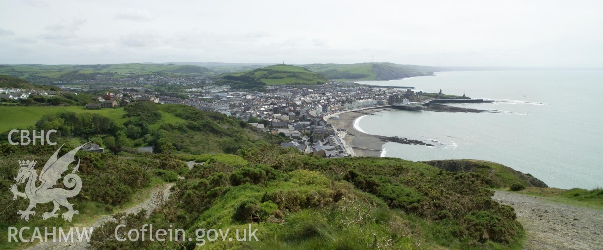 General view of Aberystwyth from the north.