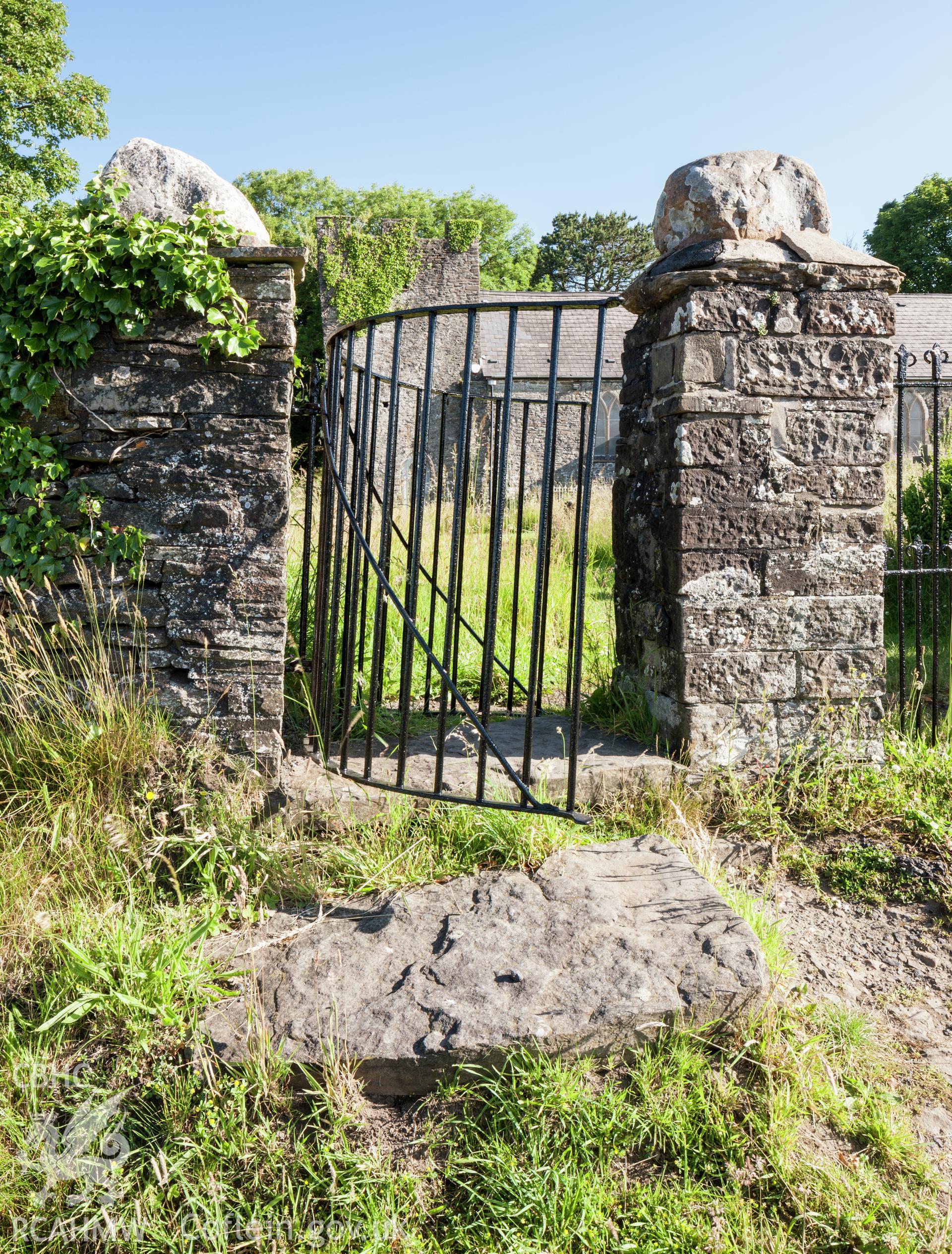 Locally made entrance gate