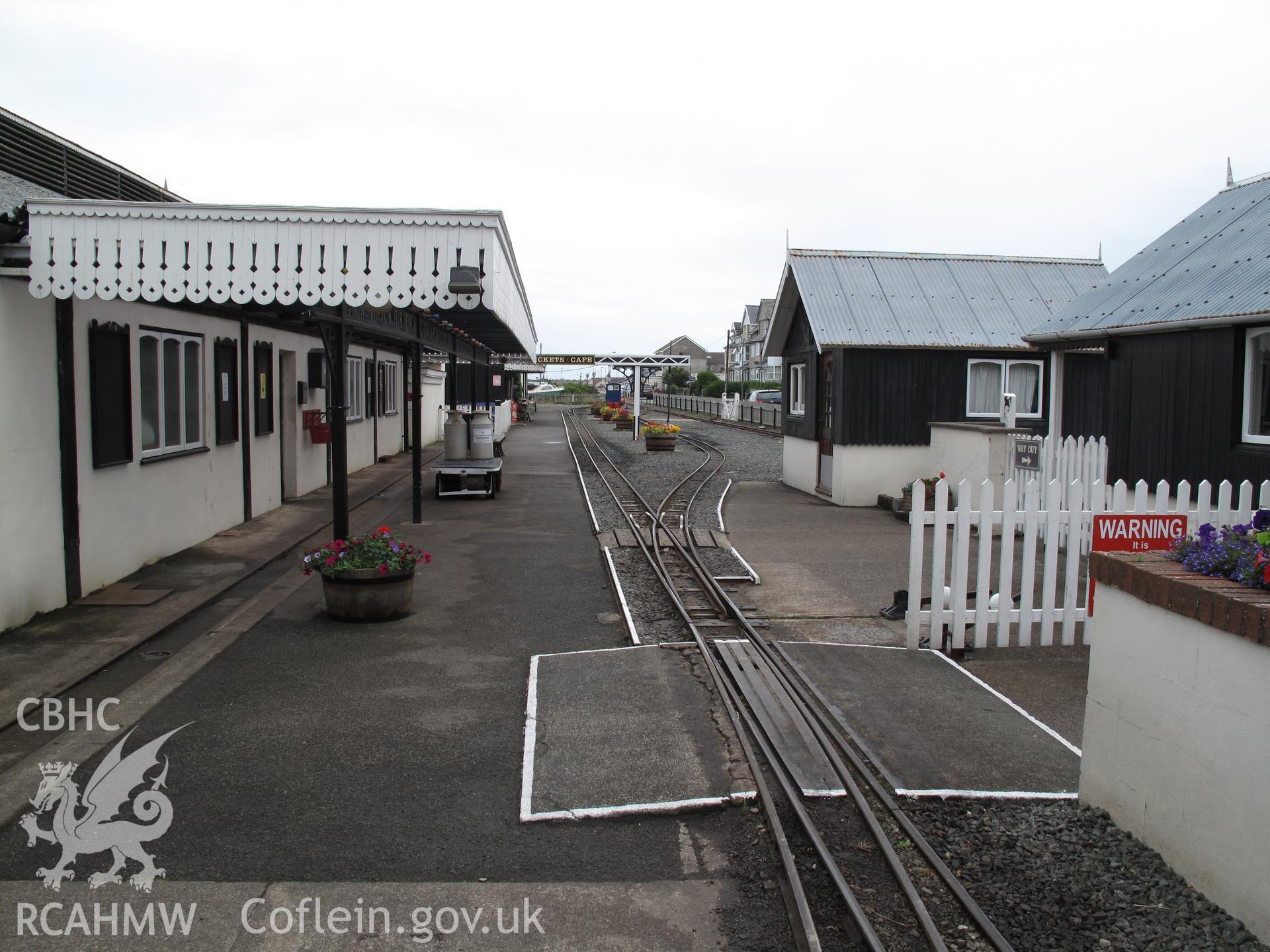 View from the southeast of Fairbourne Station, Fairbourne Railway.