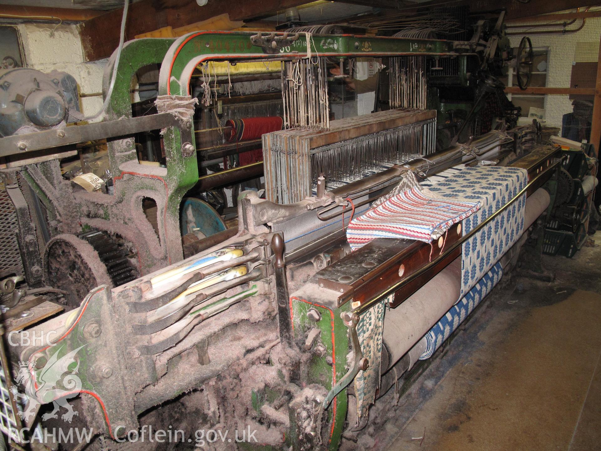 Weaving looms, Solva Woollen Mill.