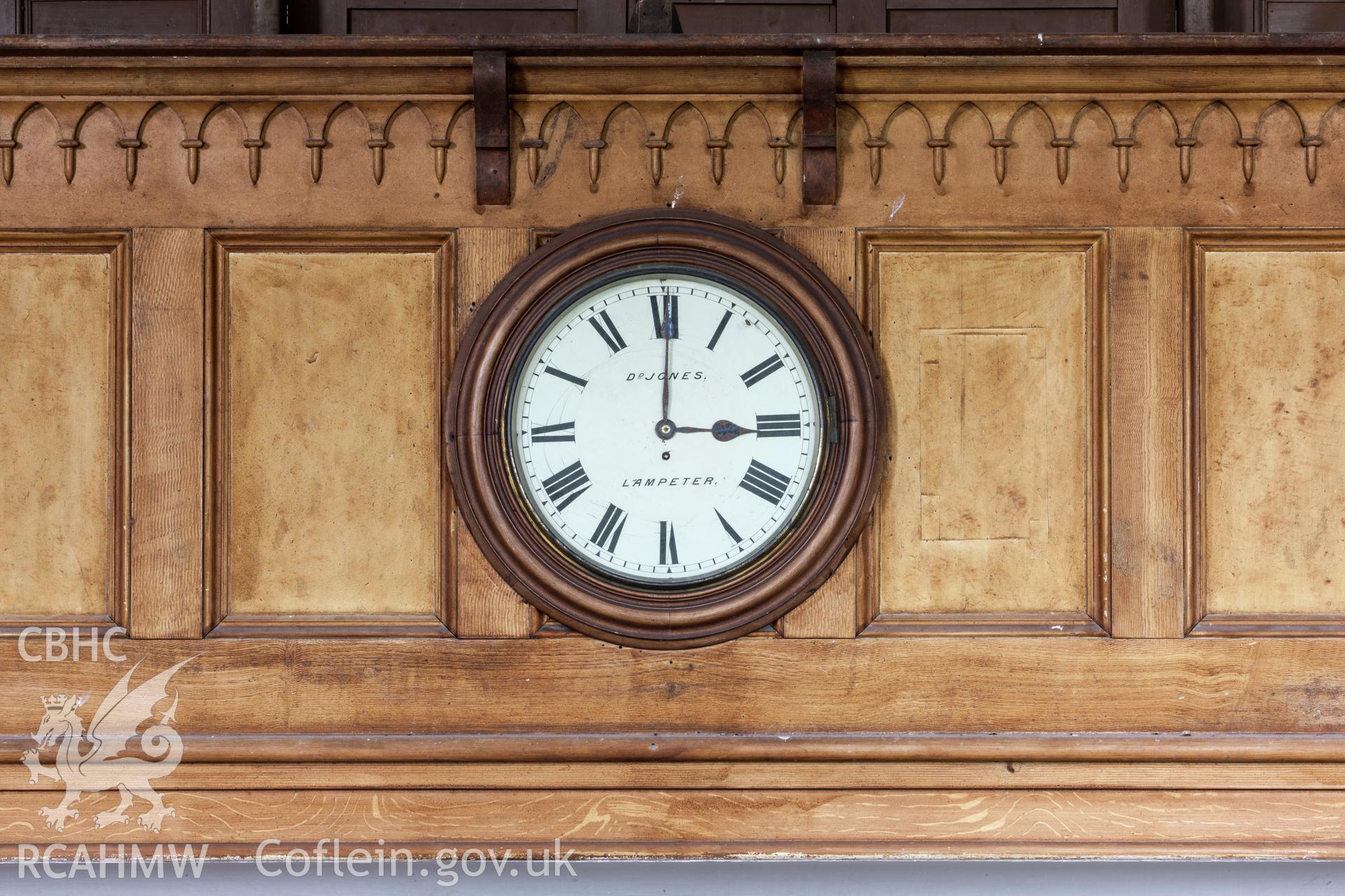 Detail of gallery clock