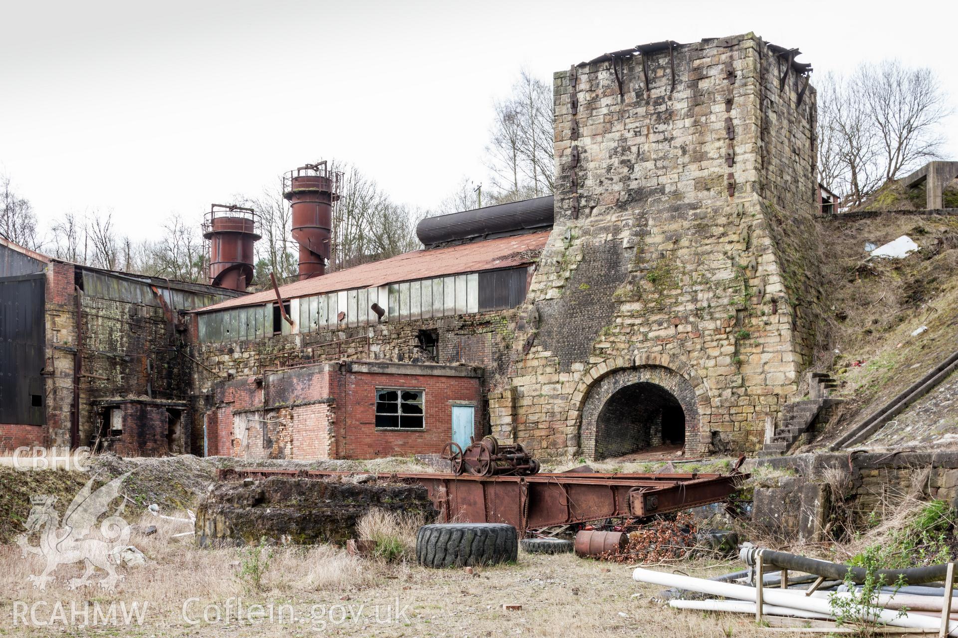 Blast furnace and foundry from the north northeast
