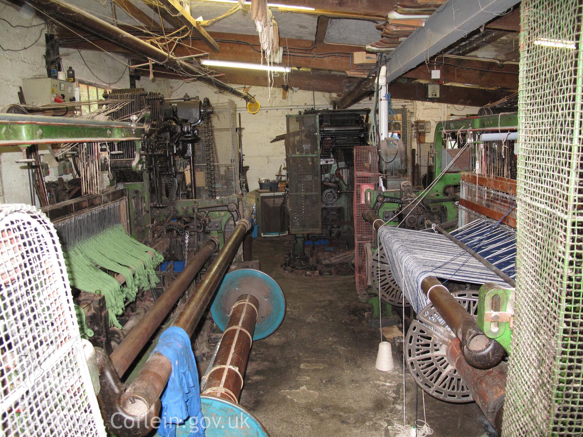 Weaving shop, Solva Woollen Mill.