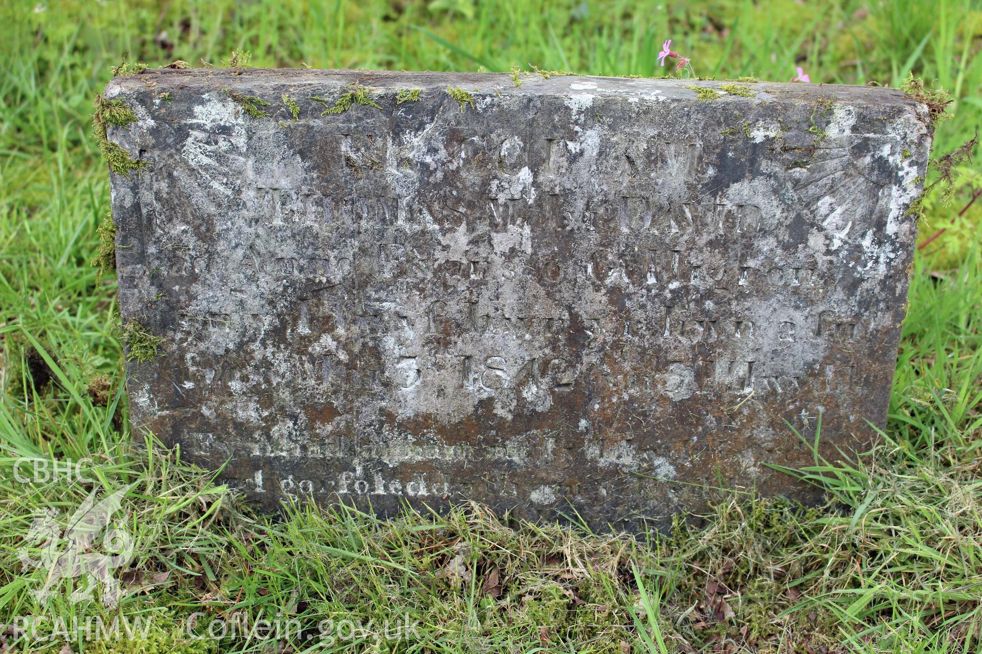 Gravestone of Thomas Evans