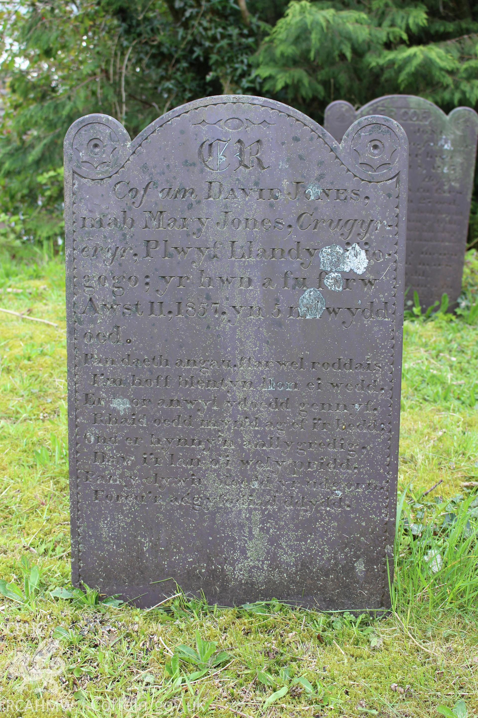 Gravestone of David Jones