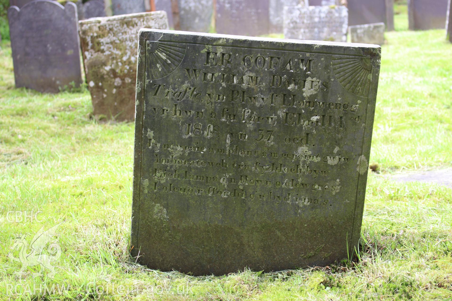 Gravestone of William Davies