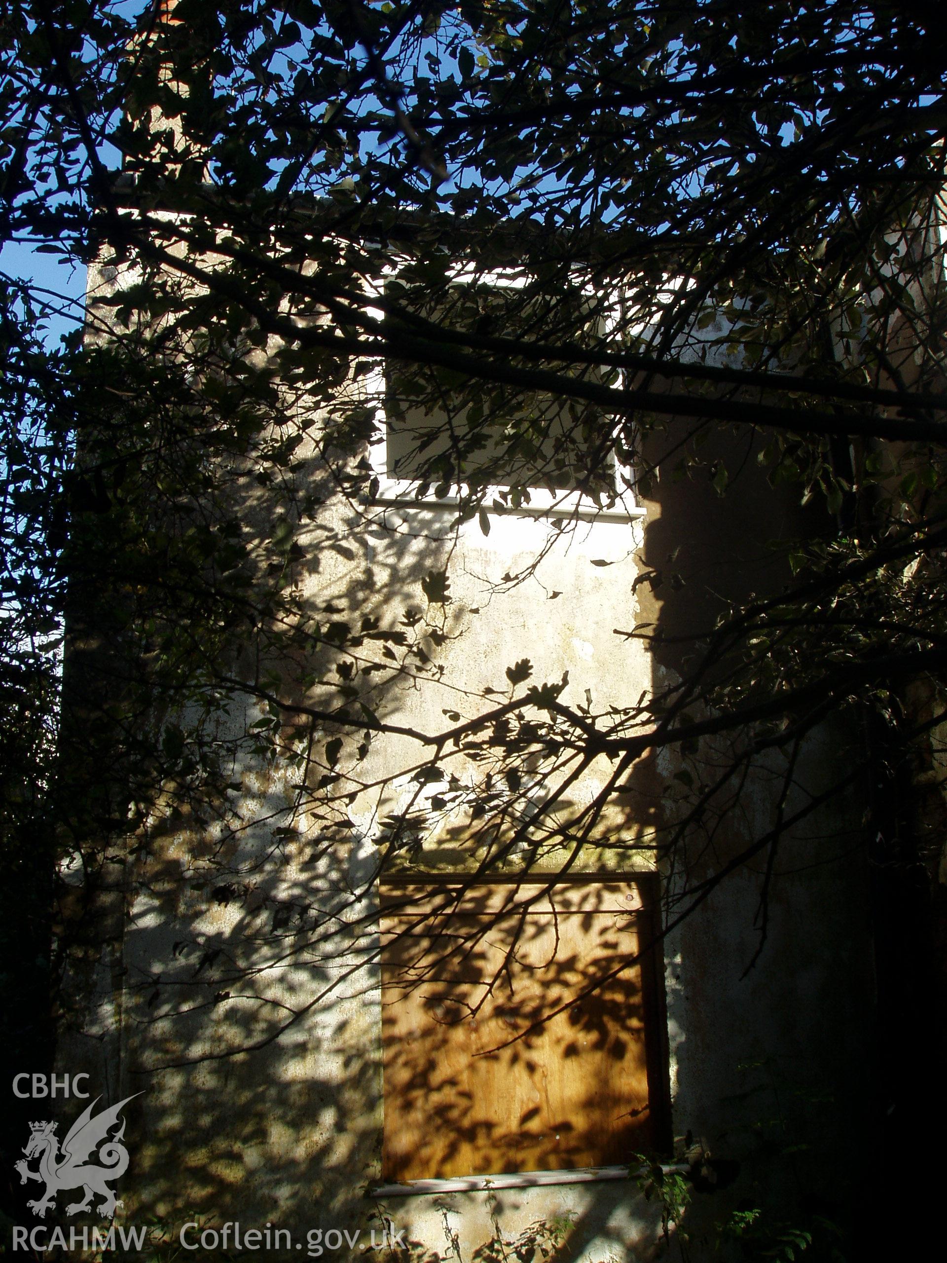Bryn Seion Chapel, digital colour photograph showing exterior, chapel house.