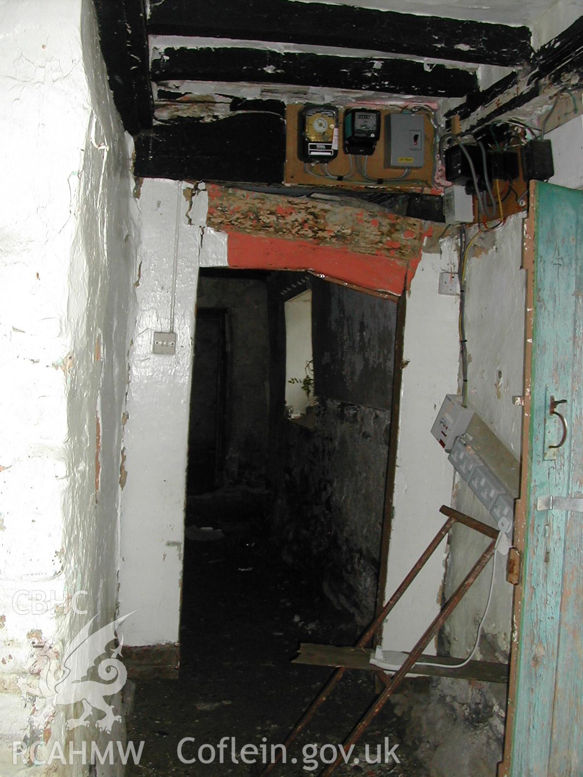 Interior, view of passage