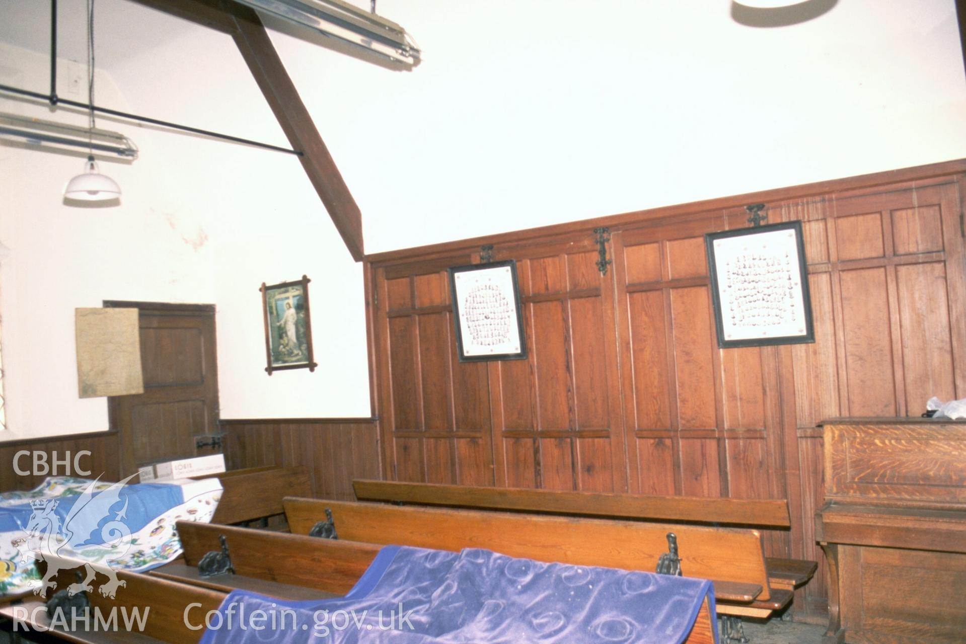 Interior, vestry (chapel side)