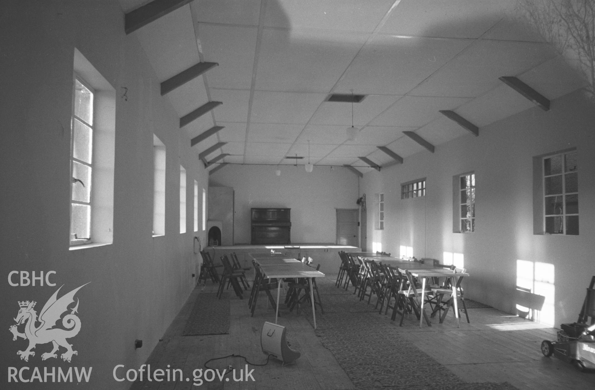 Interior, vestry/sunday school. NA/CD/97/008