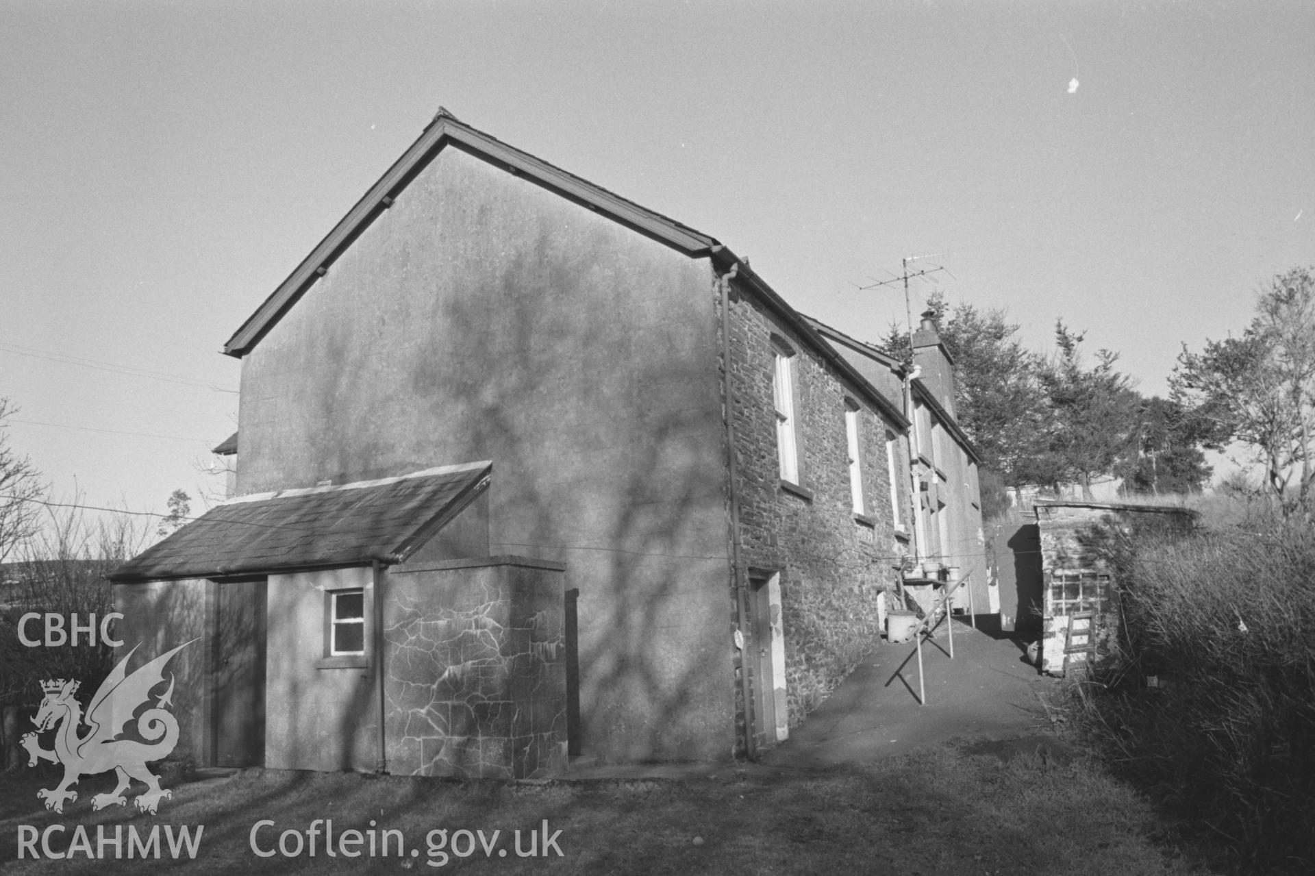 Exterior - rear entrance to the vestry. NA/CD/97/008
