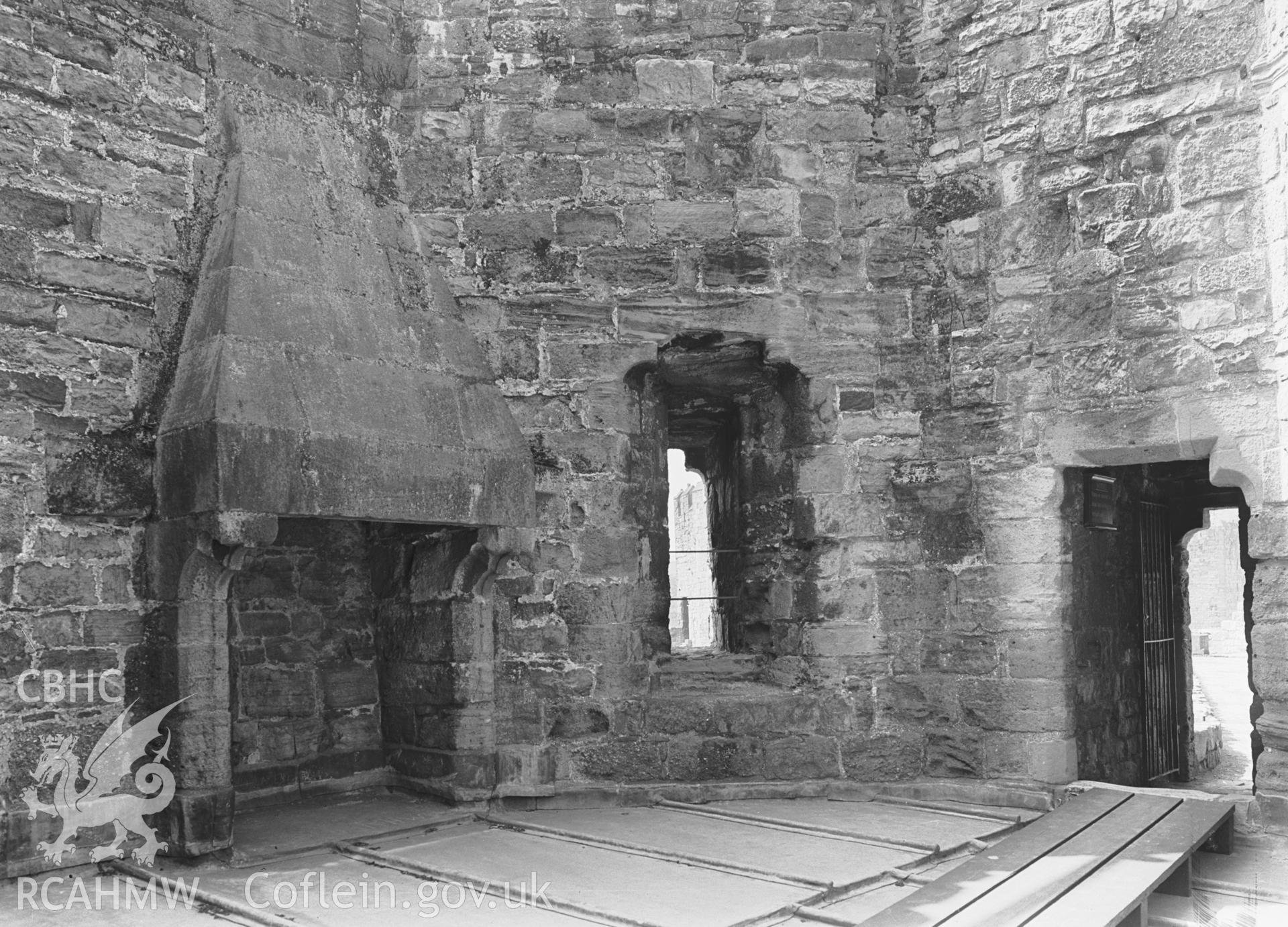Interior view showing ground floor room in the Granary Tower.