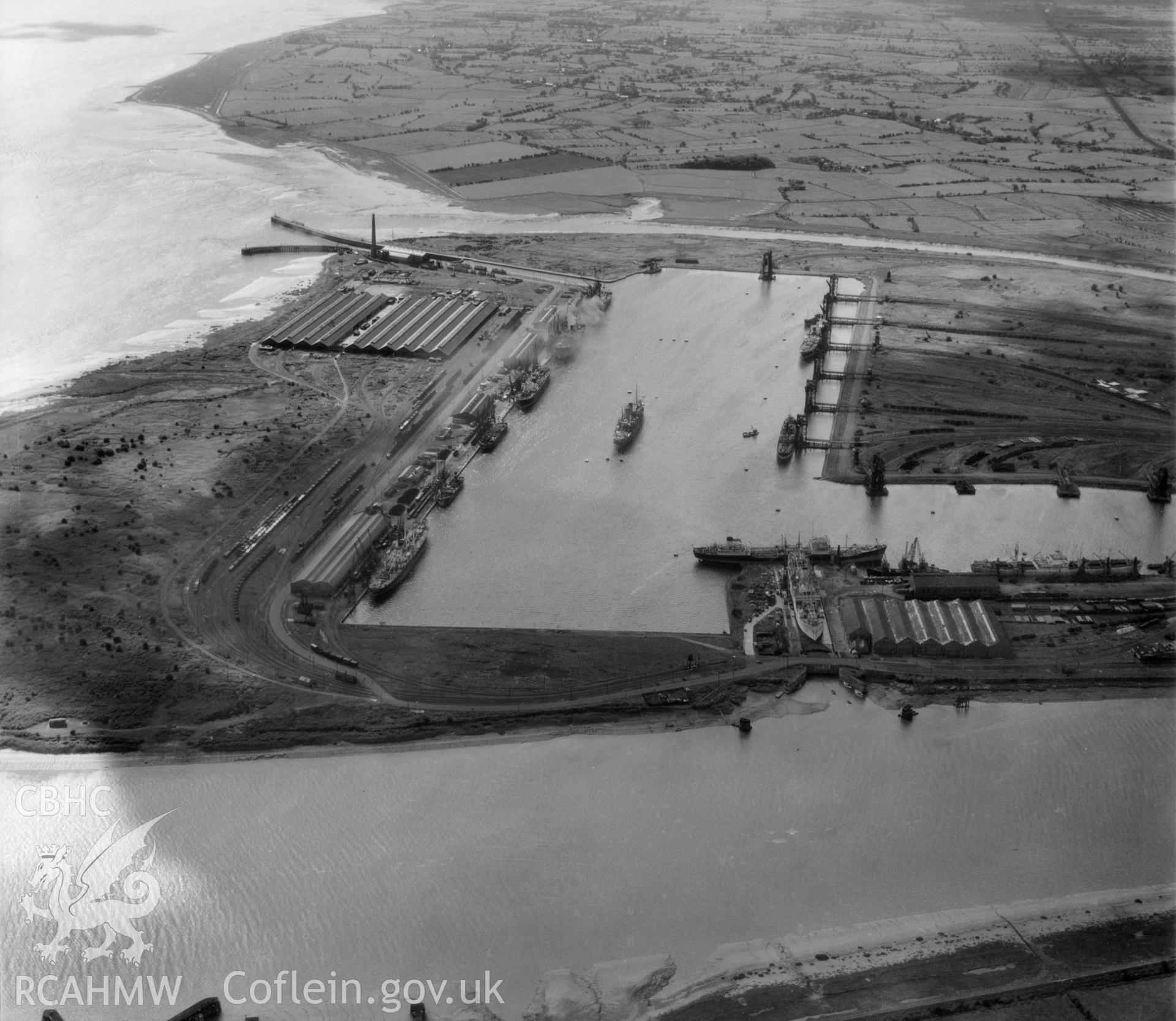 General view of newport docks