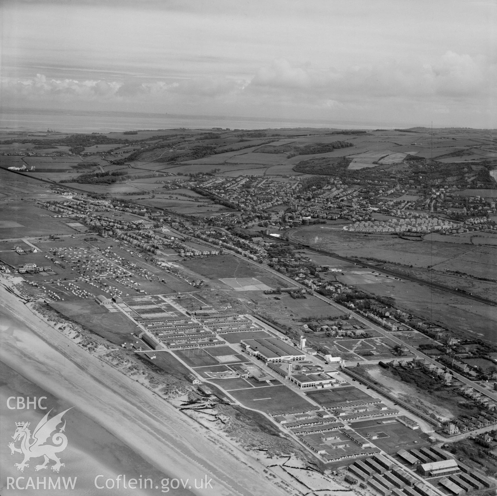 View of Prestatyn showing holiday camps