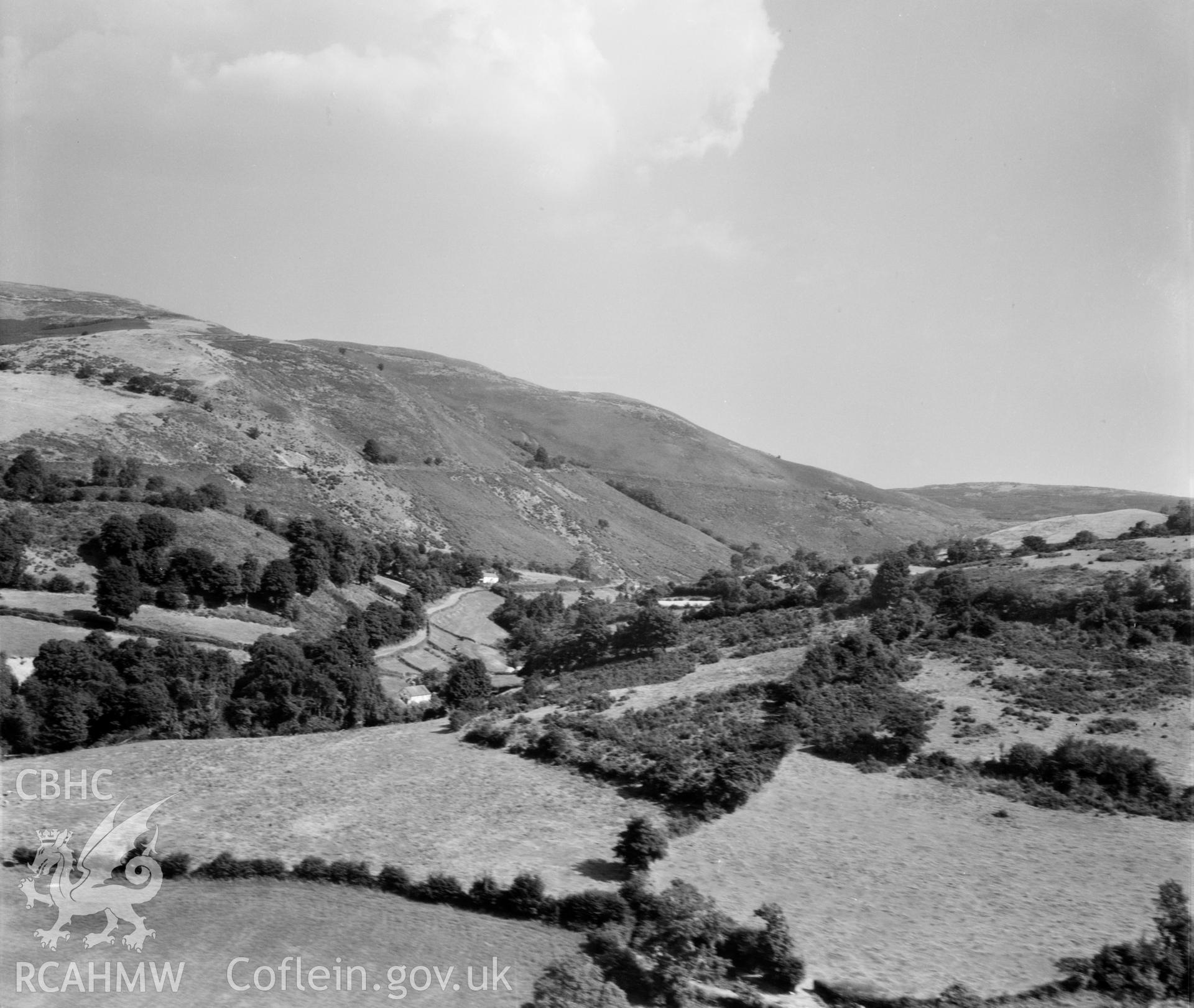 Landscape view of Clwydian Hills