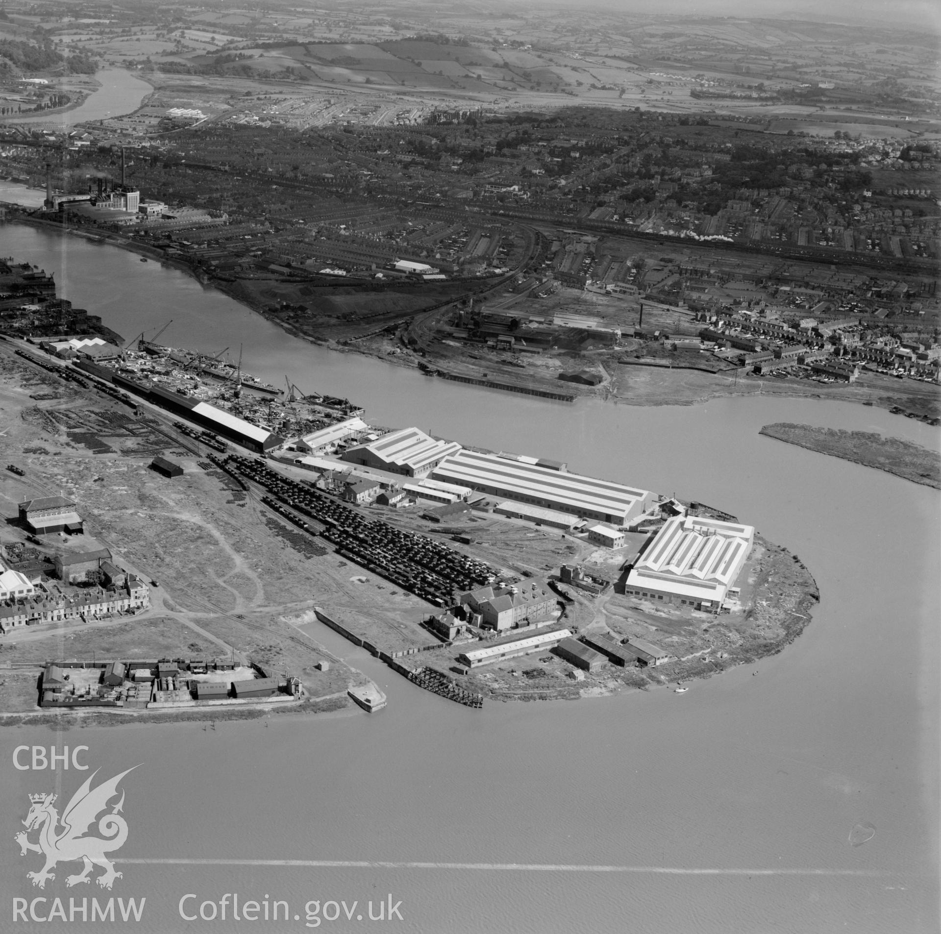 View of new Westgate works, Newport