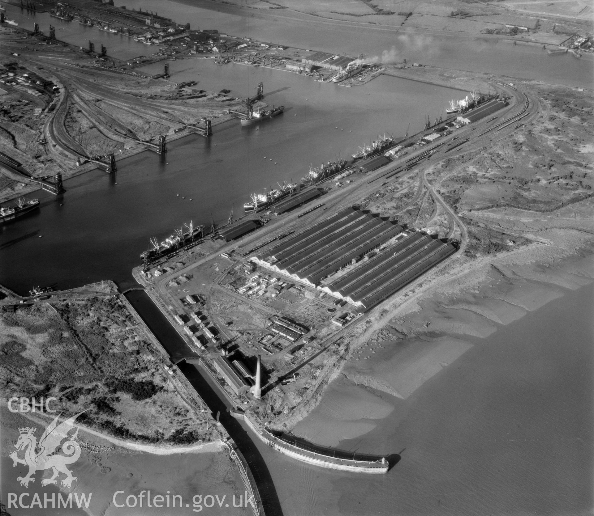 View of Newport Docks