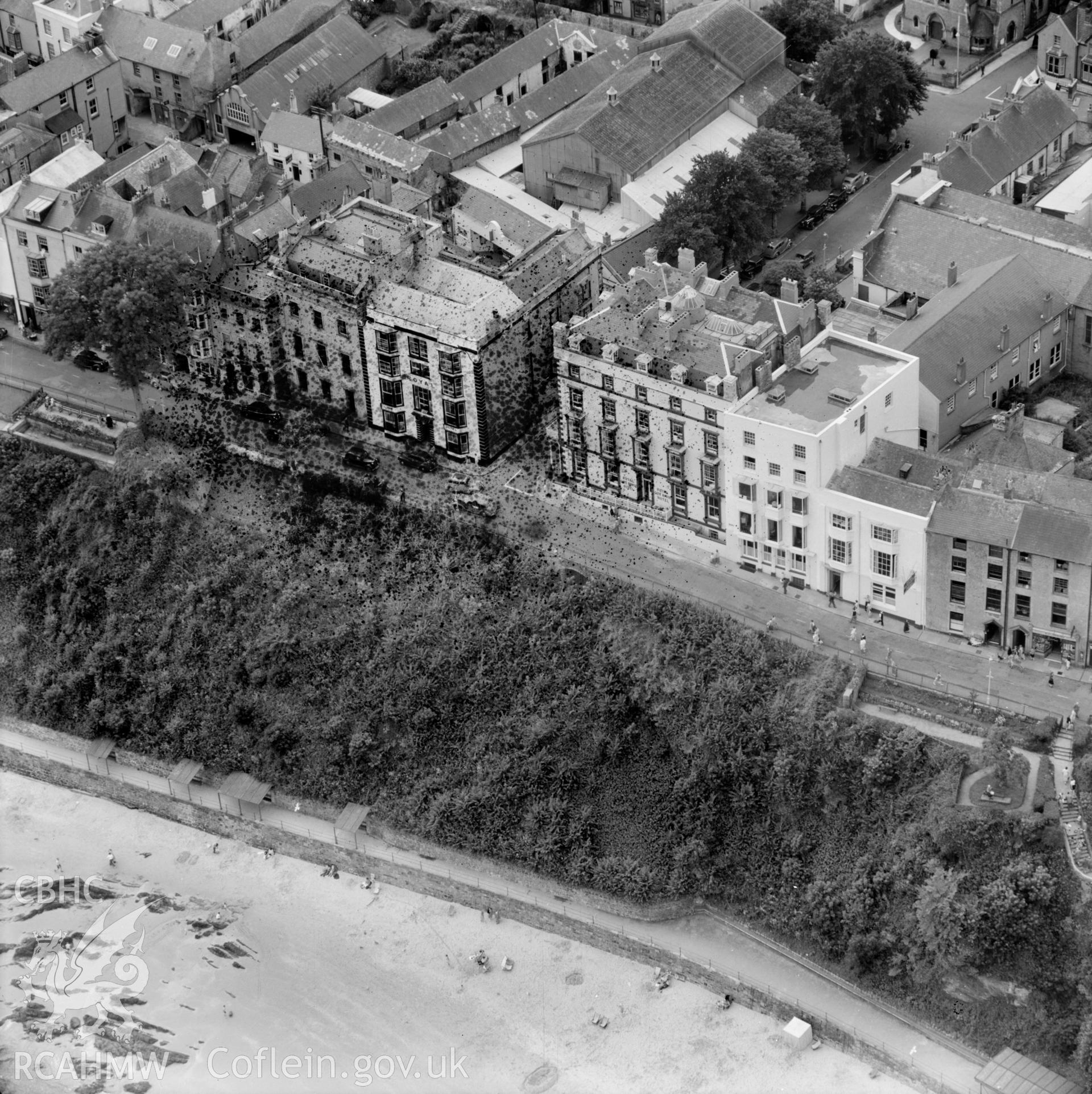 View of the Royal Gate House Hotel, Tenby