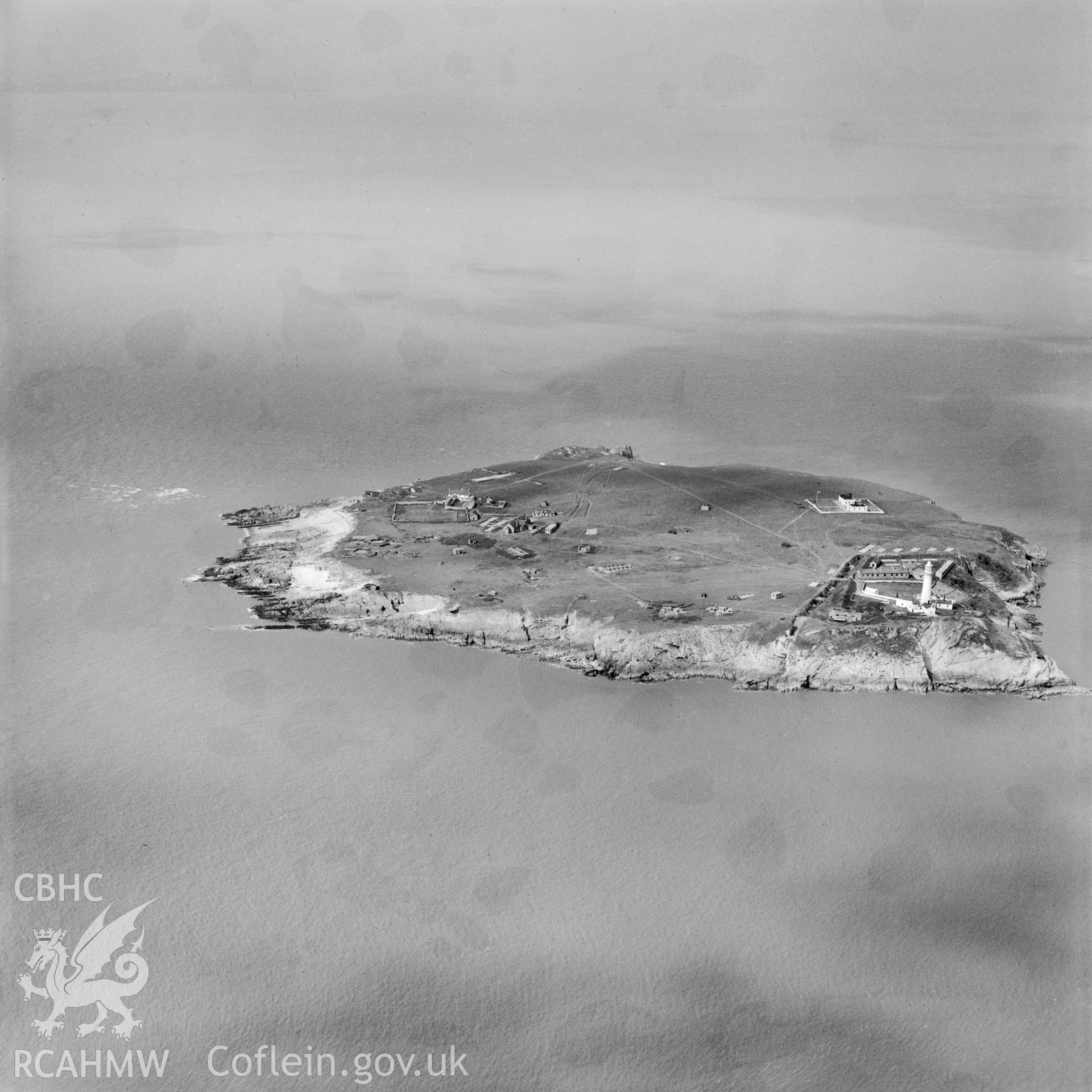 View of Flat Holm Island