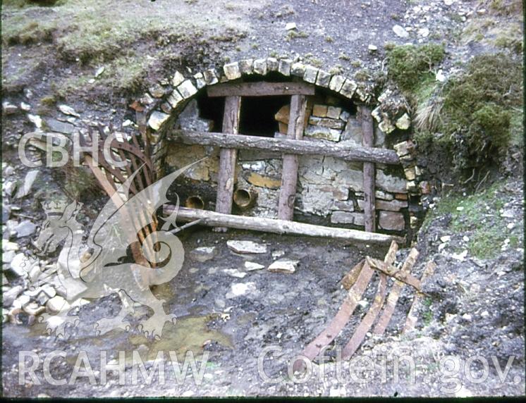 Digital photograph showing Blaenavon colliery tramroad tunnel, taken c1985
