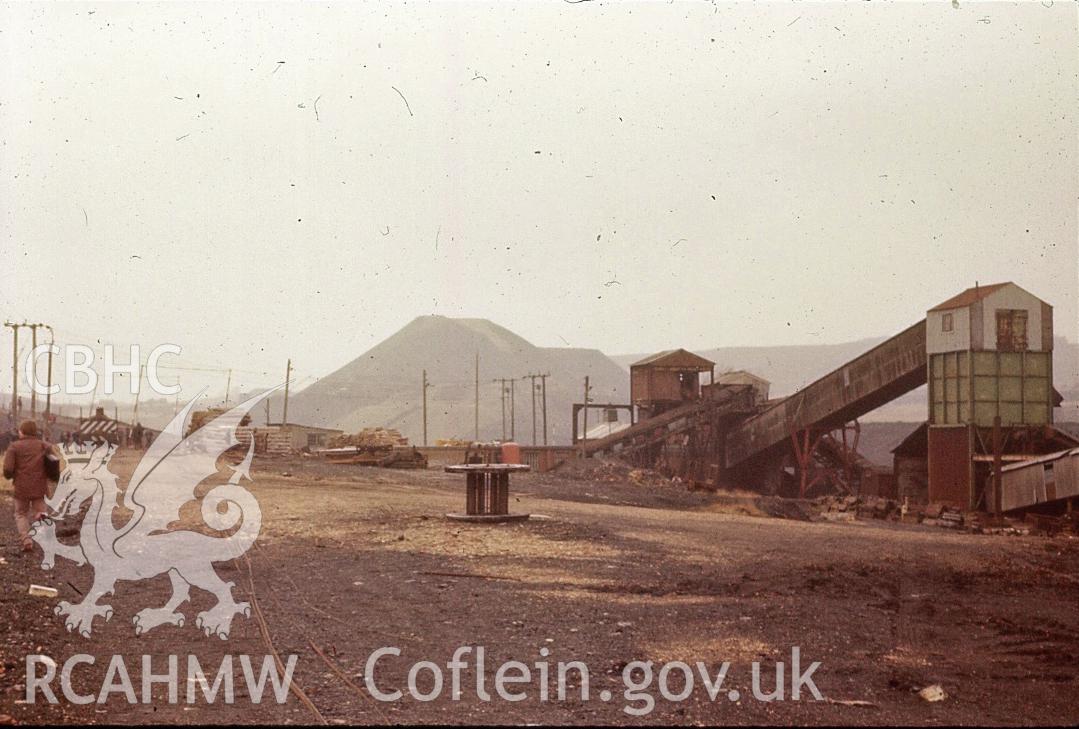 Digital photograph showing Big Pit colliery, taken 1980