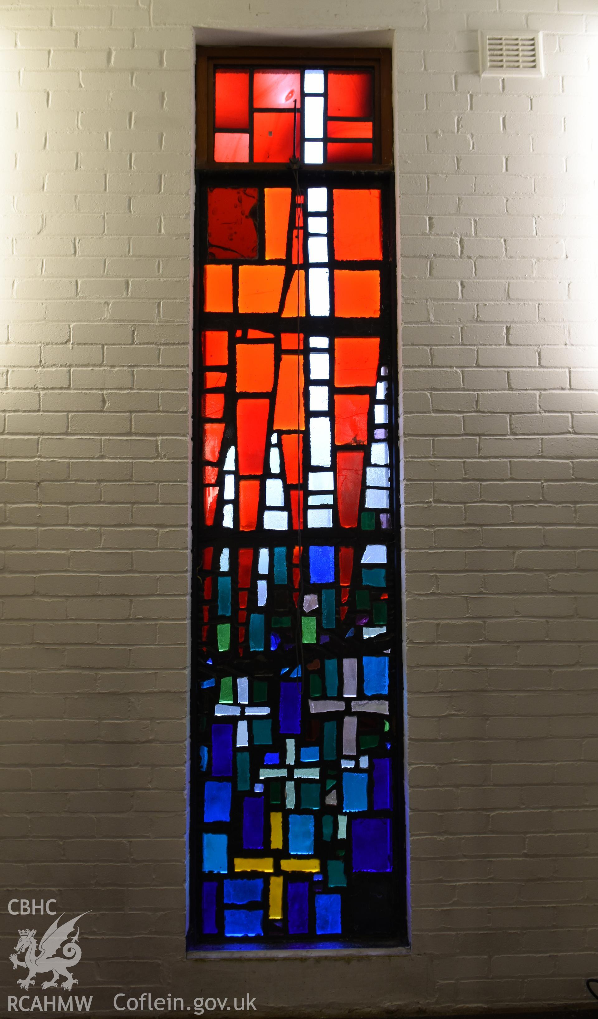 The Resurrection of Our Saviour Catholic Church, Jonah Jones window No. 2. Photographed by Sue Fielding on 11th January 2019.