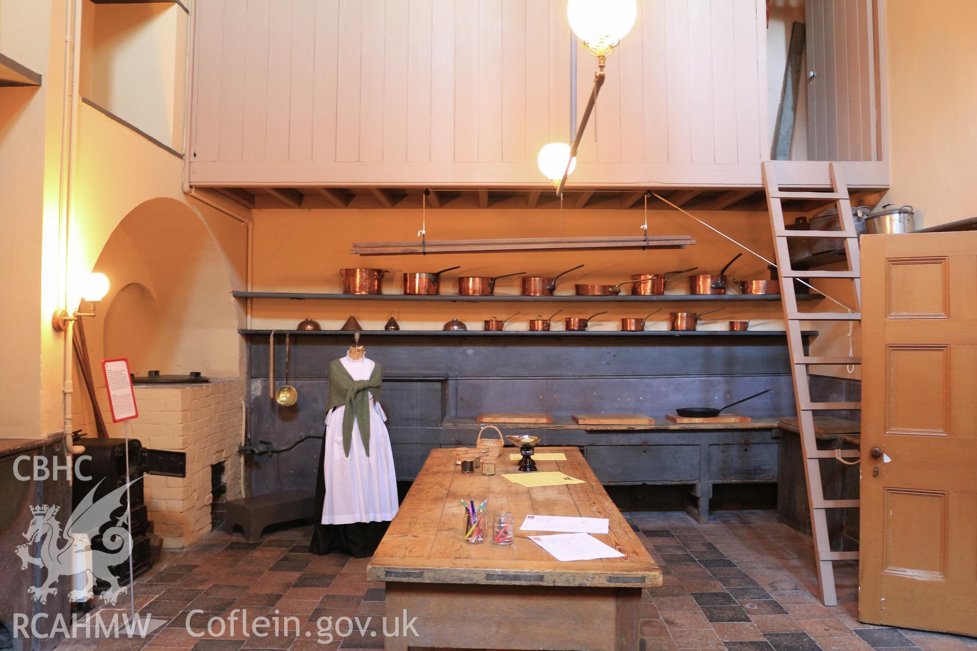 Photographic survey of Penrhyn Castle, Bangor. Kitchens, bakery.