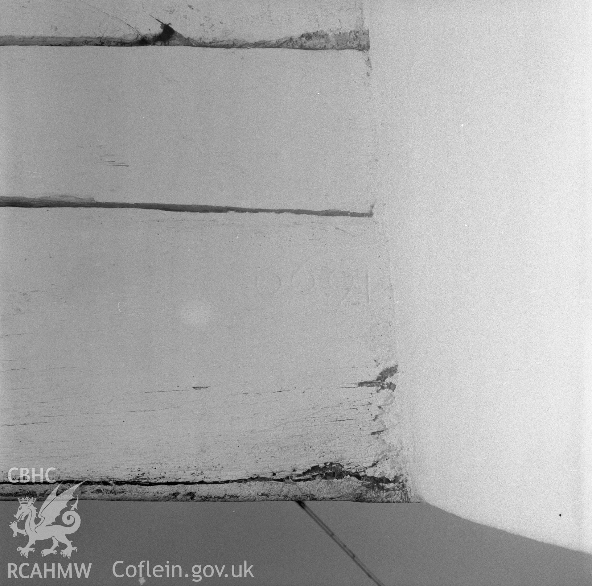 Digital copy of a black and white negative showing Parc Mawr, Eglwysilan, taken 19th November 1965.