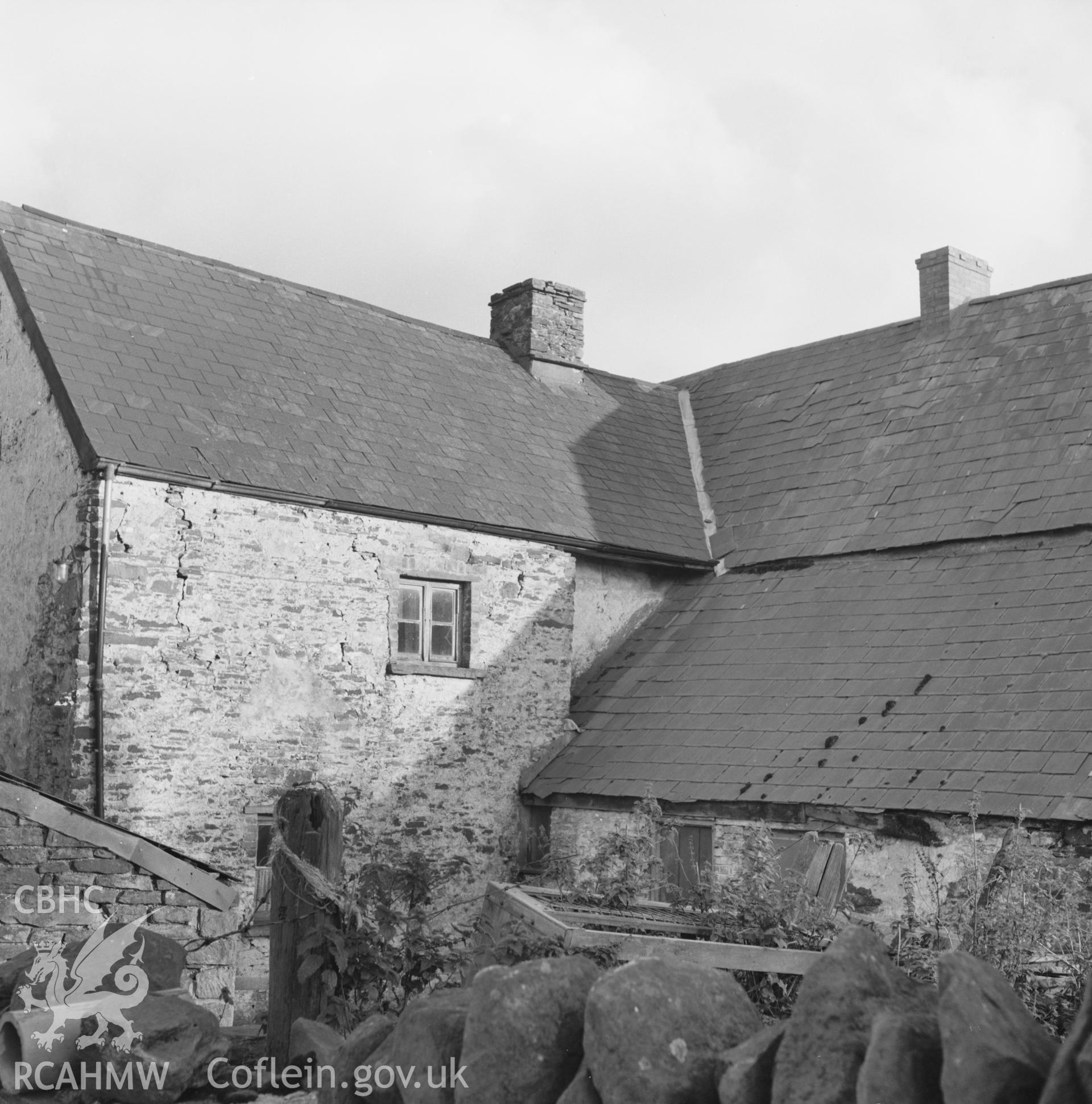 Digital copy of a black and white negative showing Tyle Coch, Bettws, taken 27th November 1965.