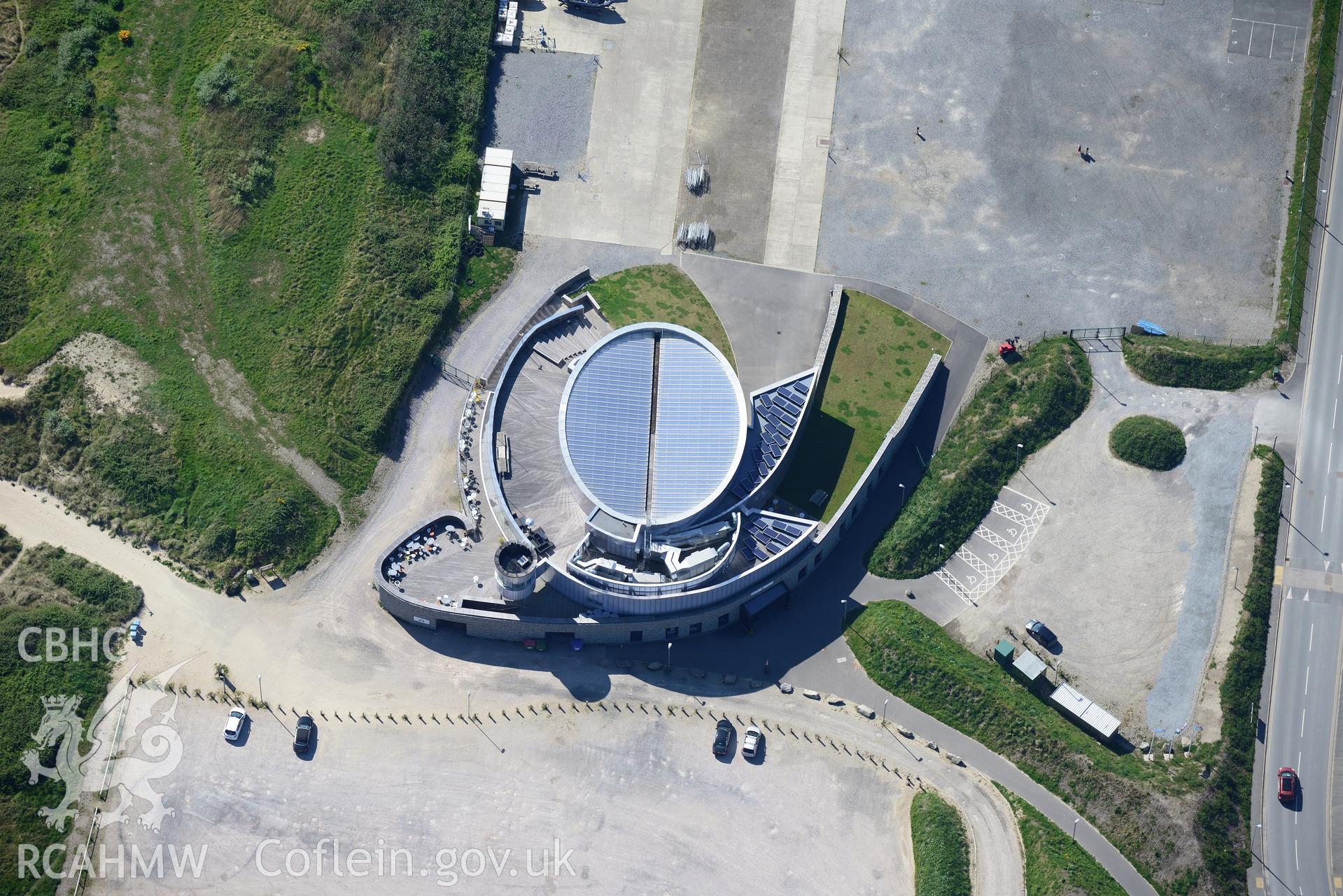 Aerial photography of Pwllheli Harbour taken on 3rd May 2017.  Baseline aerial reconnaissance survey for the CHERISH Project. ? Crown: CHERISH PROJECT 2017. Produced with EU funds through the Ireland Wales Co-operation Programme 2014-2020. All material made freely available through the Open Government Licence.