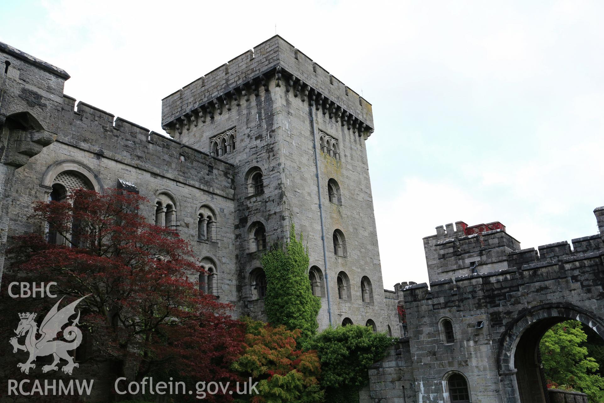 Photographic survey of Penrhyn Castle, Bangor. East front.