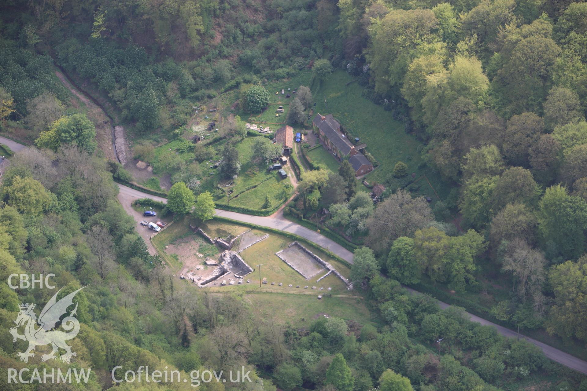 RCAHMW colour oblique photograph of Blast Furnace, Tintern. Taken by Toby Driver on 26/04/2011.