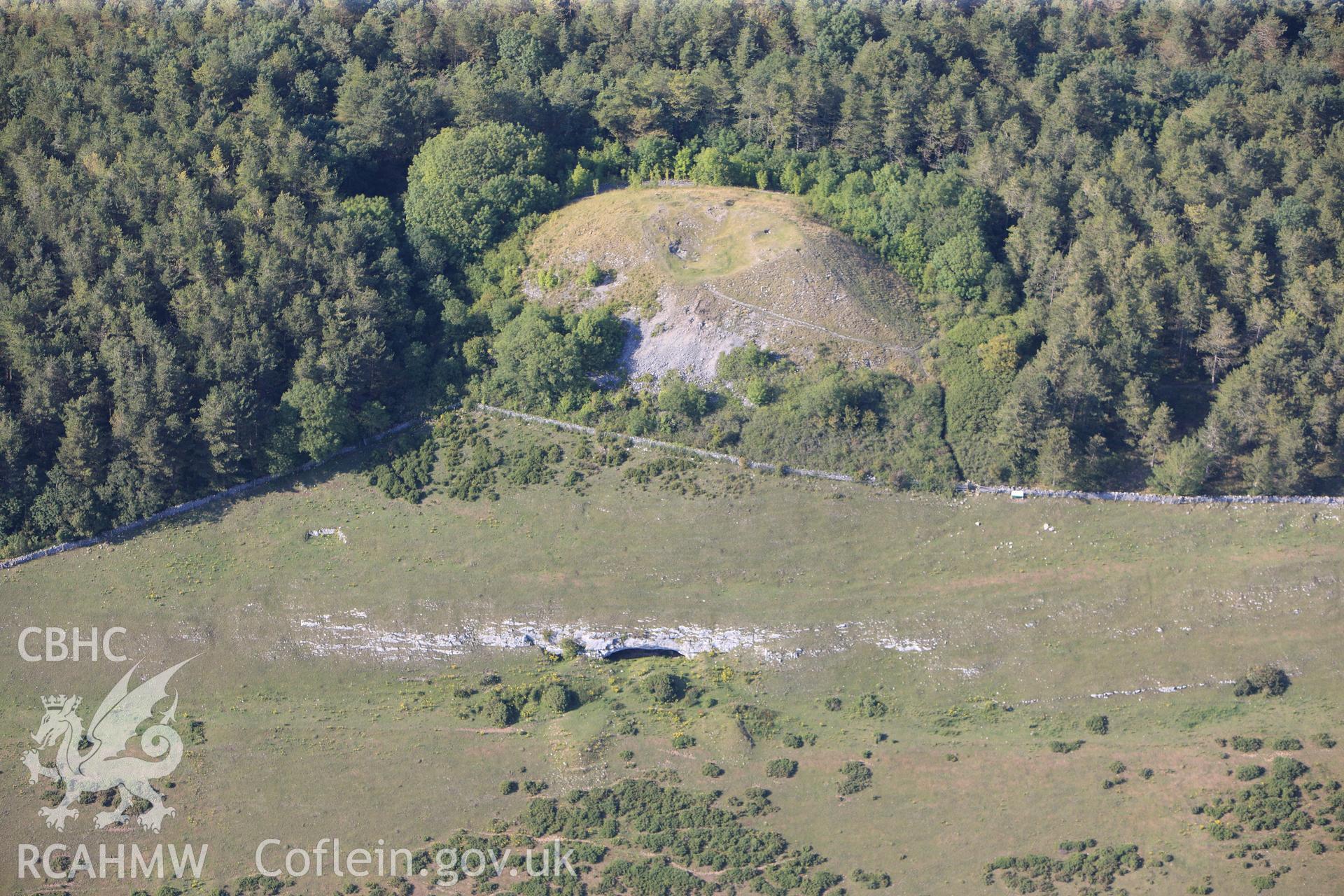 RCAHMW colour oblique photograph of Gop Cairn. Taken by Toby Driver and Oliver Davies on 27/07/2011.