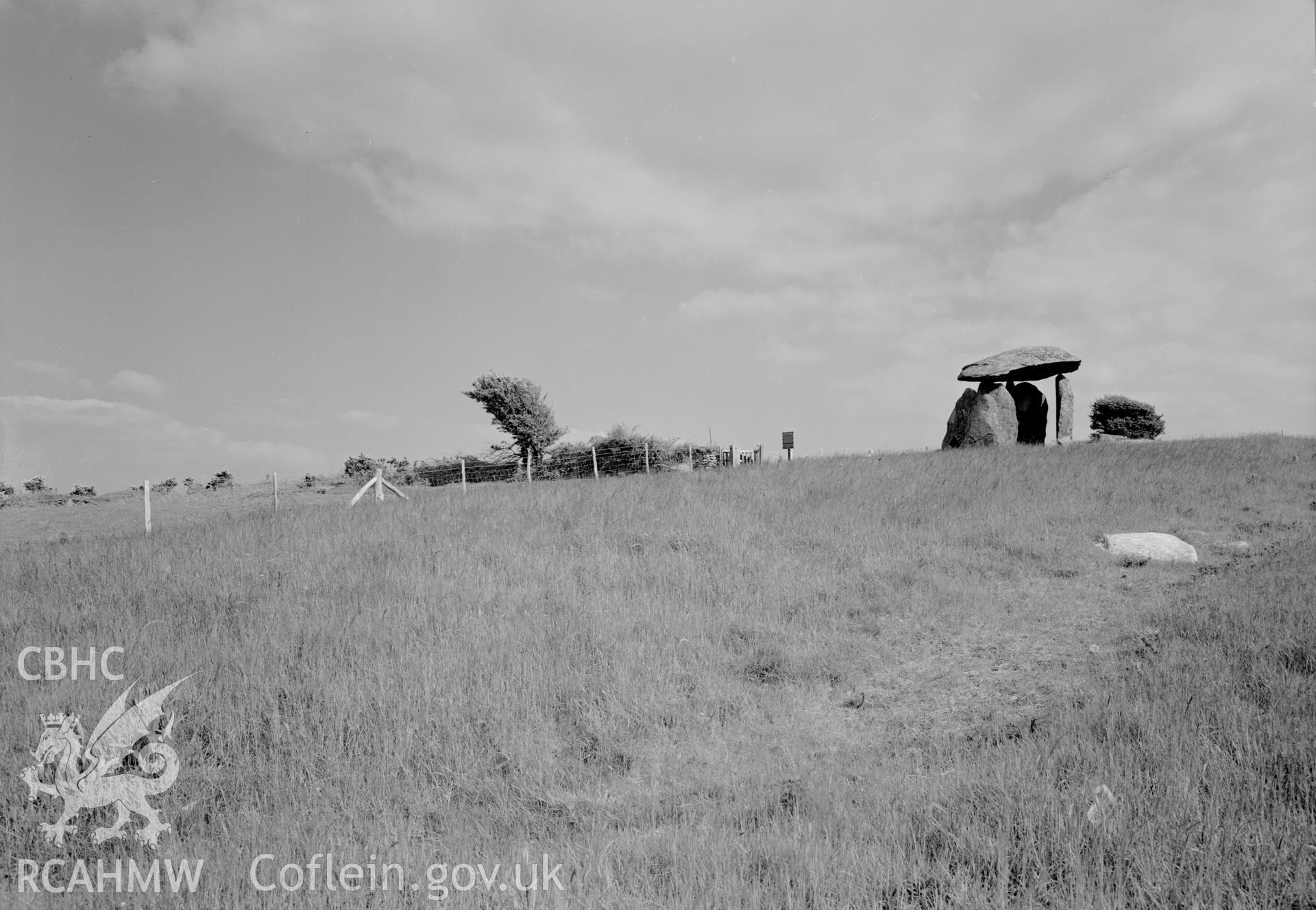 D.O.E photograph of Pentre Ifan Burial Chamber, Nevern.