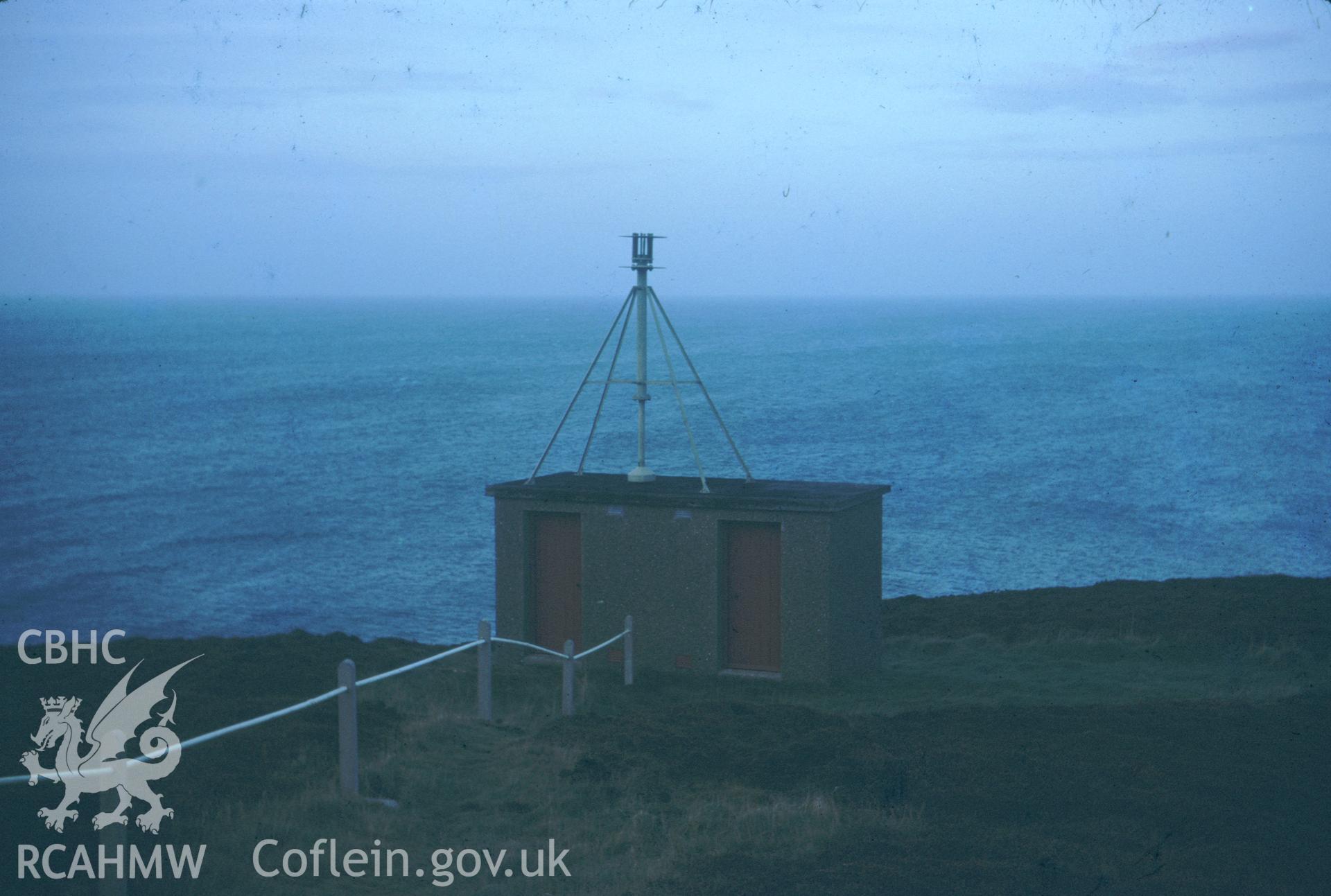 Colour slide showing Fog Signal at Point Lynas Lighthouse.